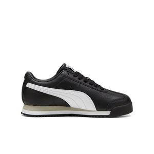 PUMA Roma 24 Standard "PUMA Black/PUMA White" Grade School Boys' Shoe
