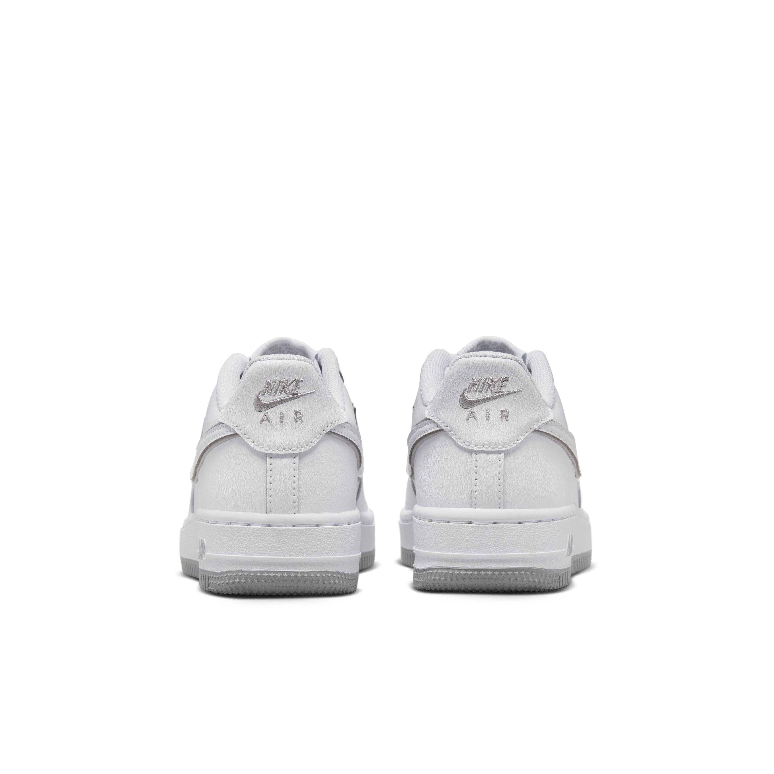 Trainers Nike Kids Air Force 1 White-Wolf Grey-White - Fútbol Emotion