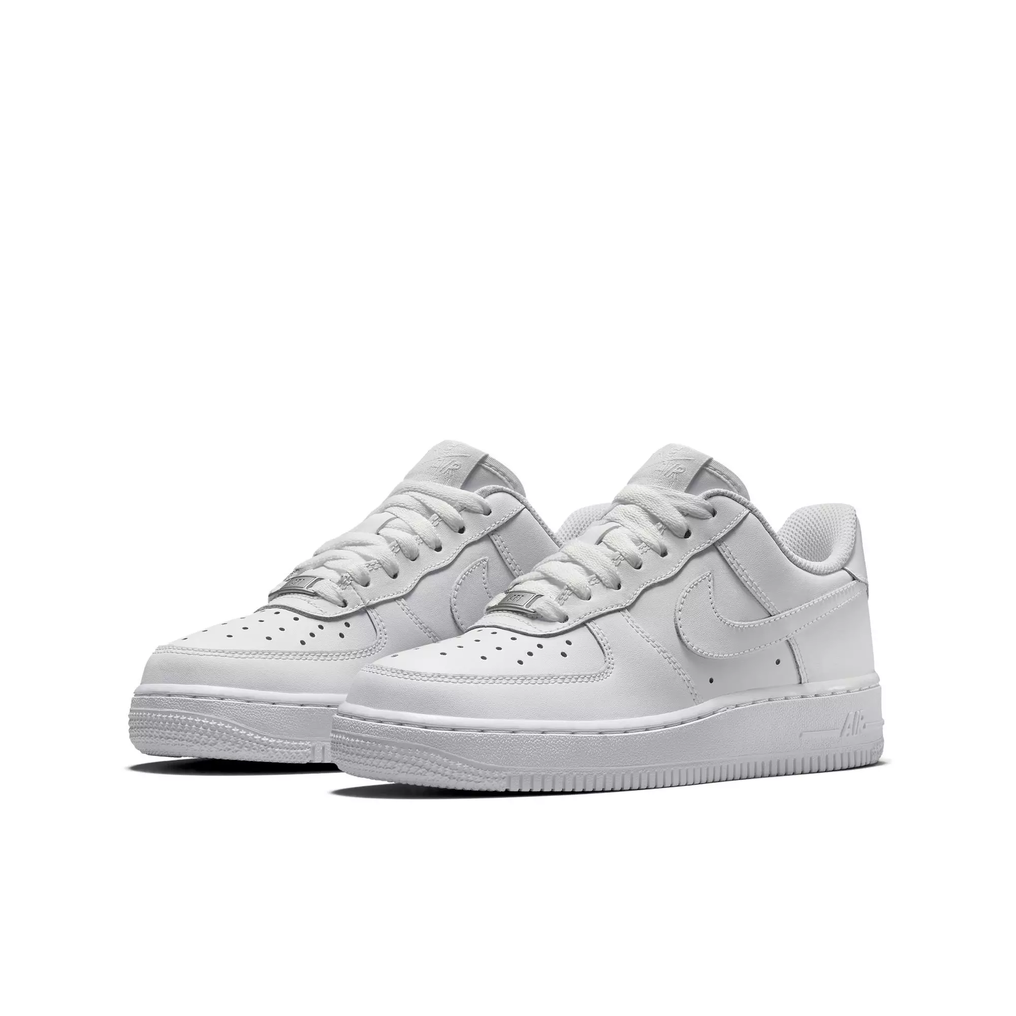 Nike Air Force 1 Low Grade School "White" Kids' Casual Shoe - WHITE