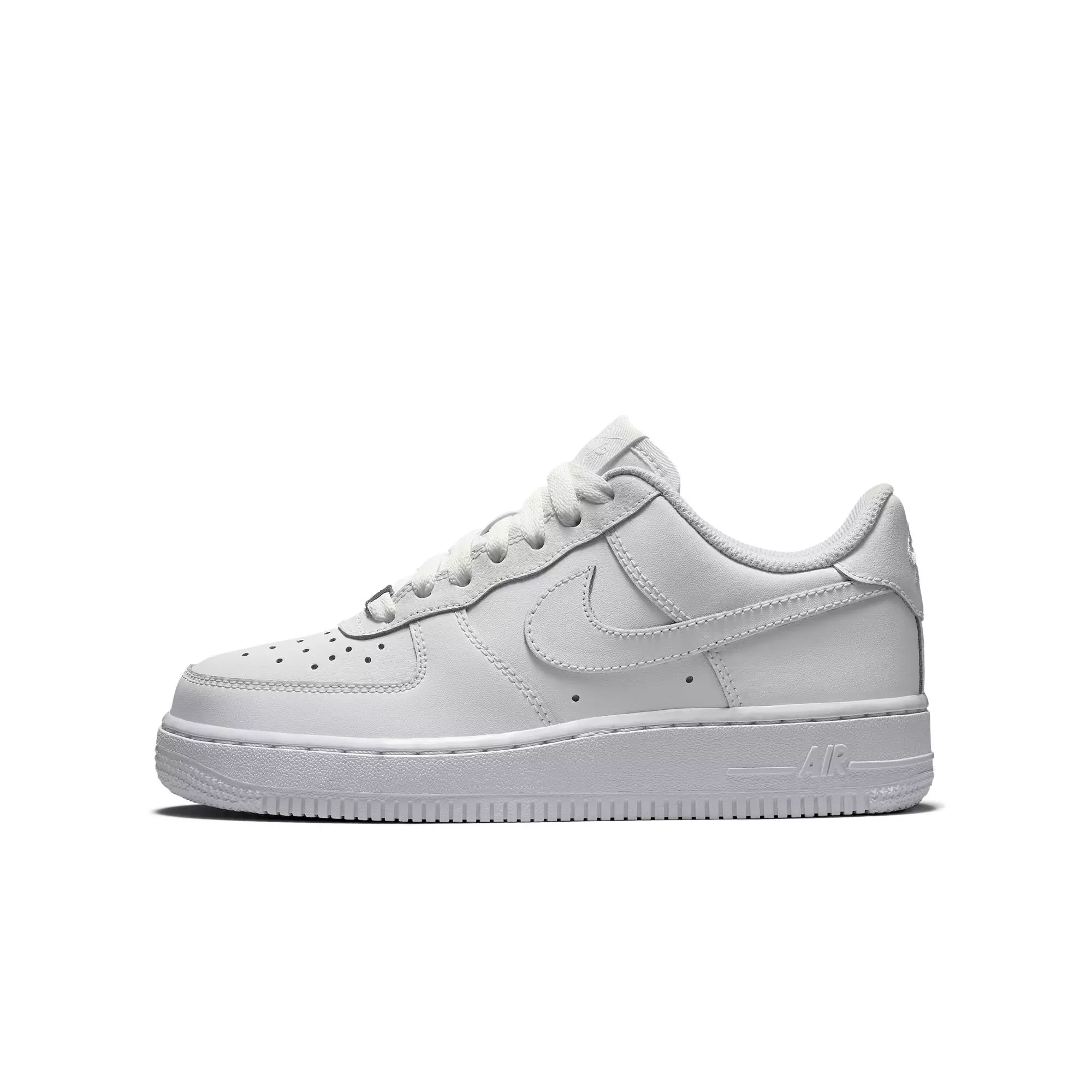 Nike Air Force 1 Low Grade School "White" Kids' Casual Shoe - WHITE
