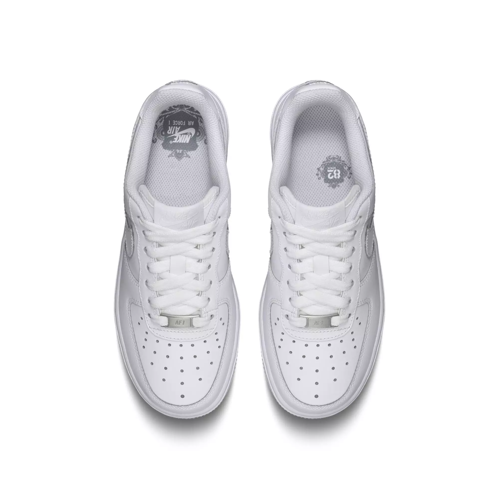 Nike Air Force 1 Low Grade School "White" Kids' Casual Shoe - WHITE
