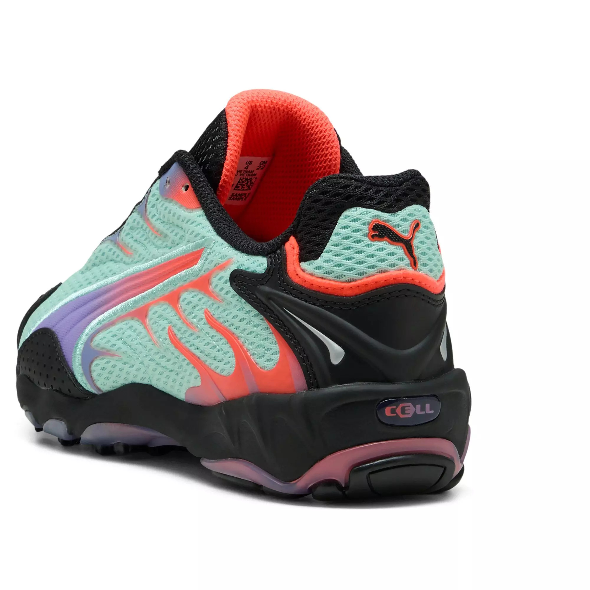 PUMA Inhale "Mint Melt/Lavender Alert" Grade School Girls' Shoe - MINT/LAVENDER