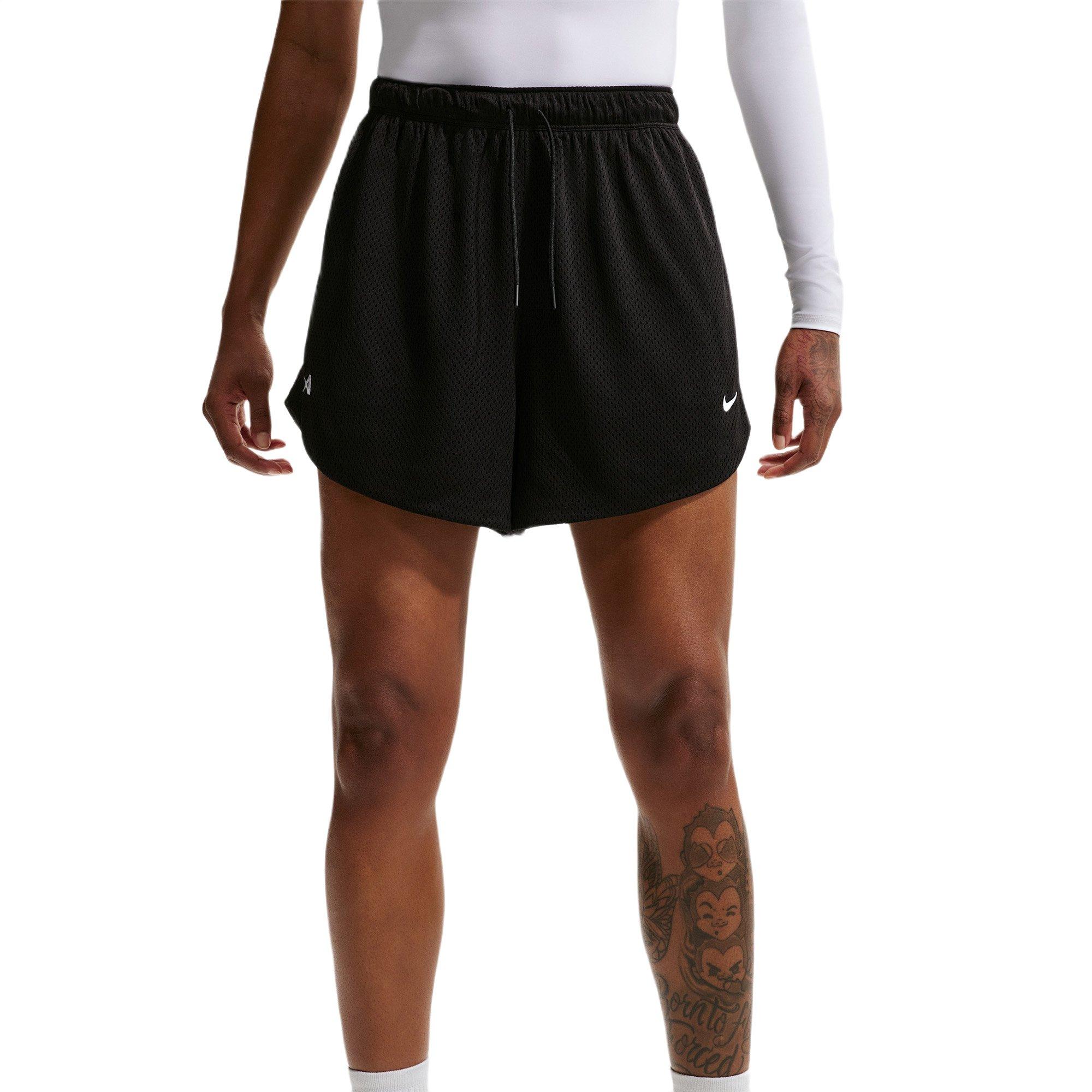 Nike A'ja Wilson "Black/White" Women's Dri-FIT 4" Basketball Short - BLACK/WHITE Thumbnail View 1