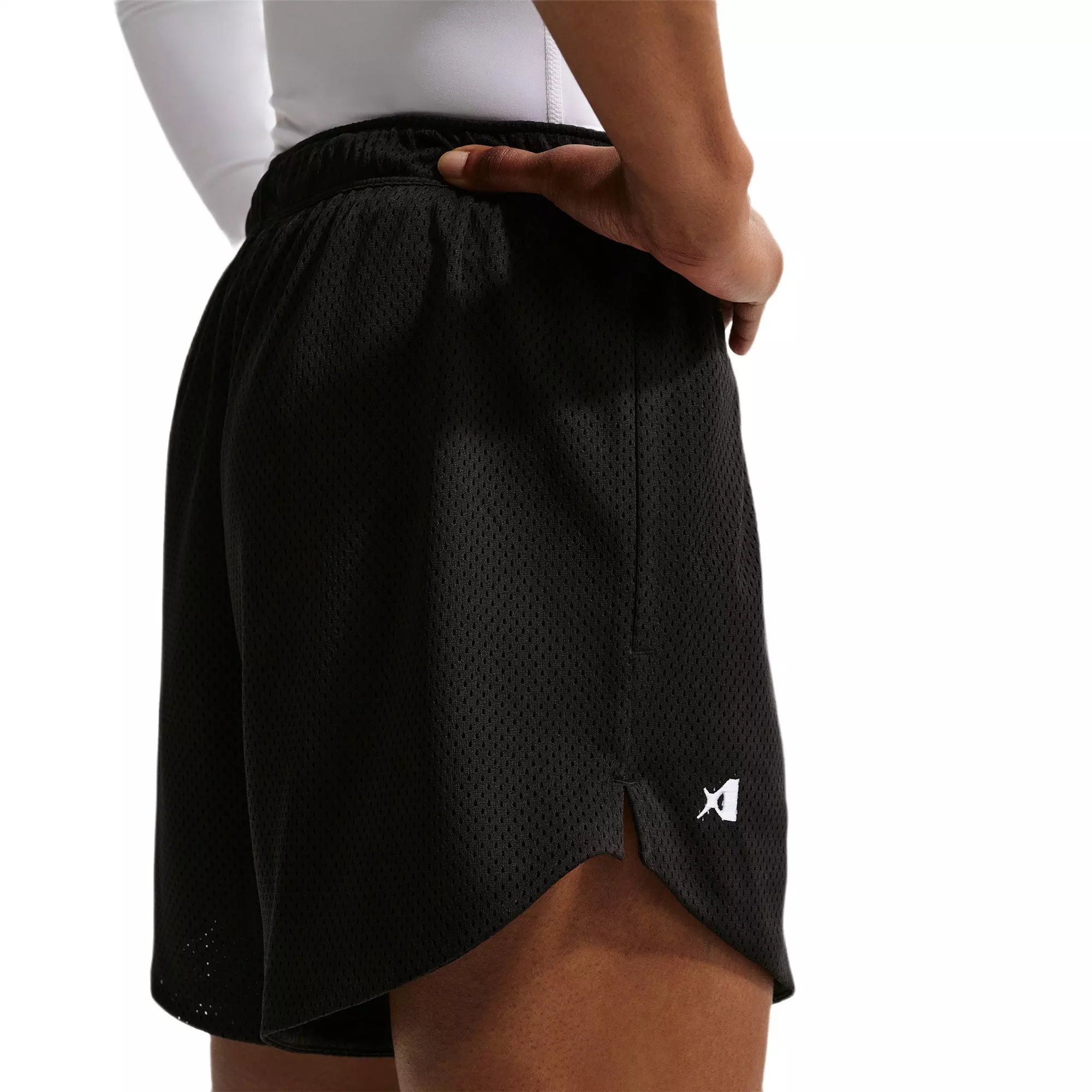 Nike A'ja Wilson "Black/White" Women's Dri-FIT 4" Basketball Short - BLACK/WHITE
