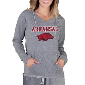 College Concepts Women's Arkansas Razorbacks Mainstream Hooded Top