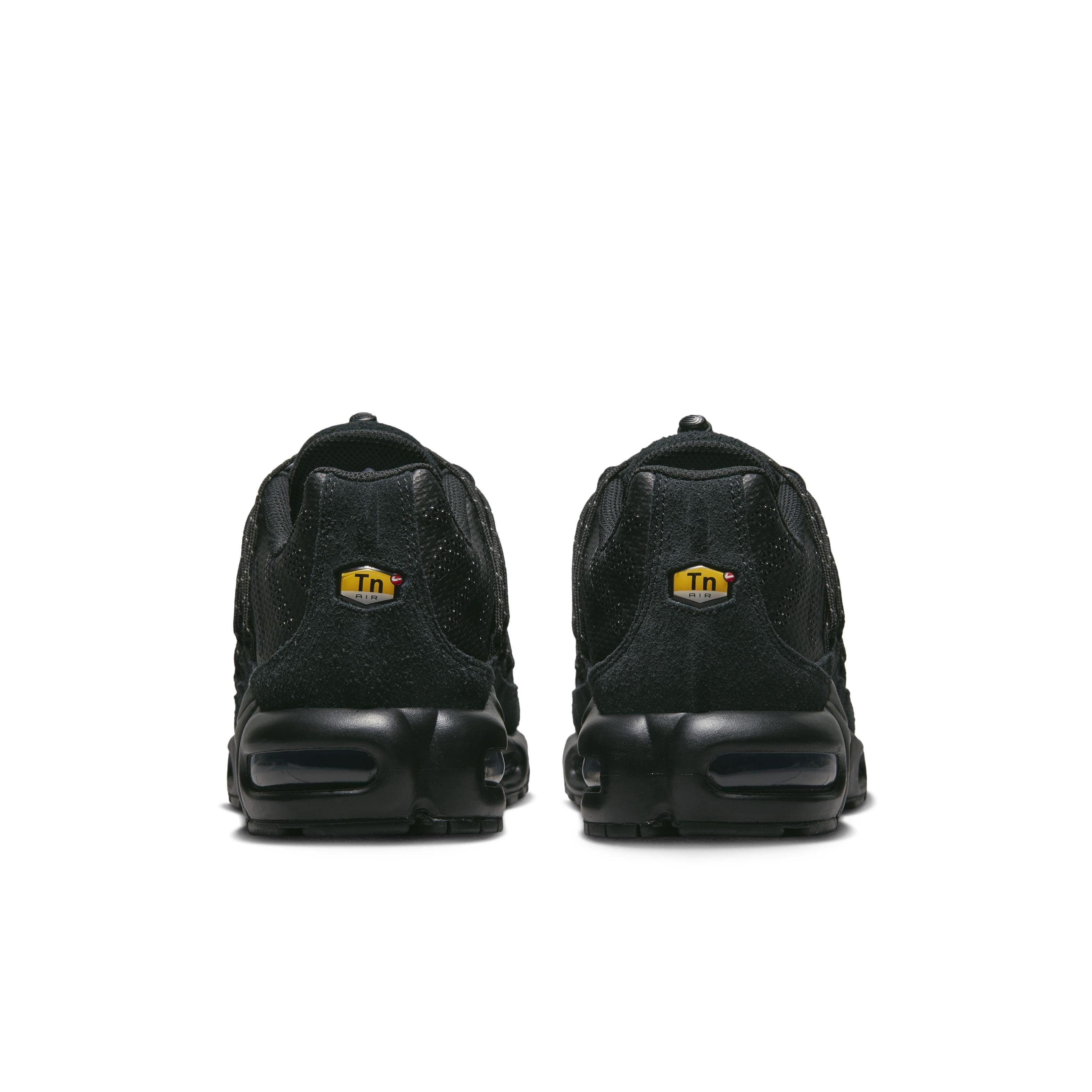 Nike Air Max Plus Utility Grade School Boys' "Black/Metallic Silver/White" Shoe