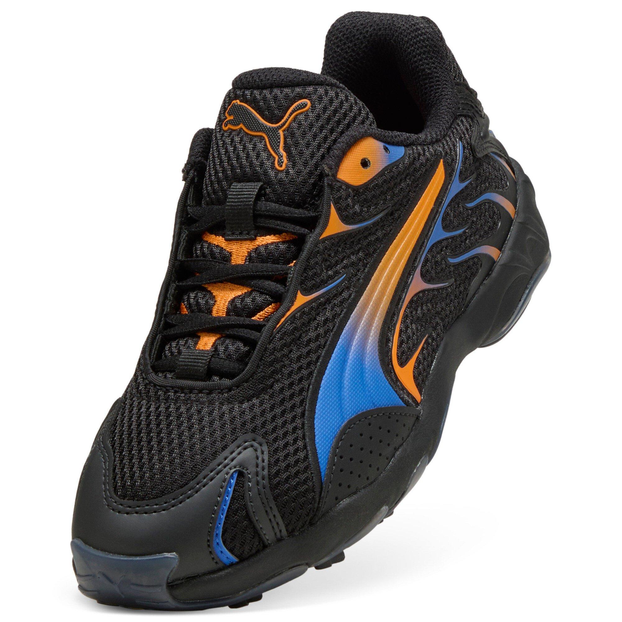 PUMA Inhale Grade School Boys' "PUMA Black/Orange Glo" Shoe