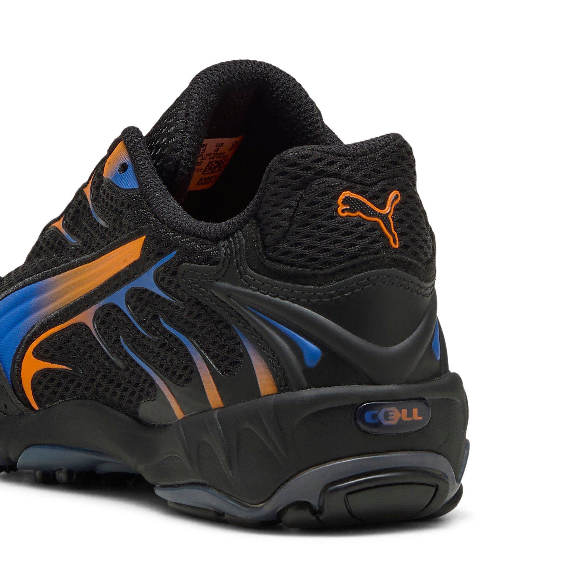 PUMA Inhale Grade School Boys' "PUMA Black/Orange Glo" Shoe
