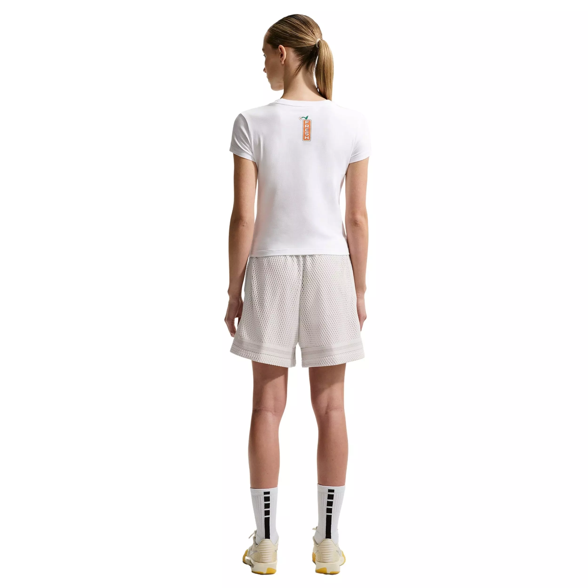 Nike Women's Crossover Dri-FIT 5" Basketball Shorts - BONE/WHITE