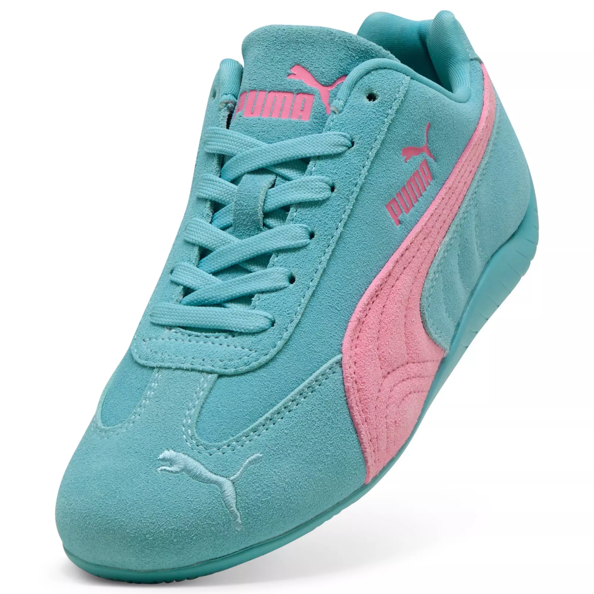 PUMA Speedcat OG "Aqua/Posie Pink" Grade School Girls' Shoe - AQUA/PINK