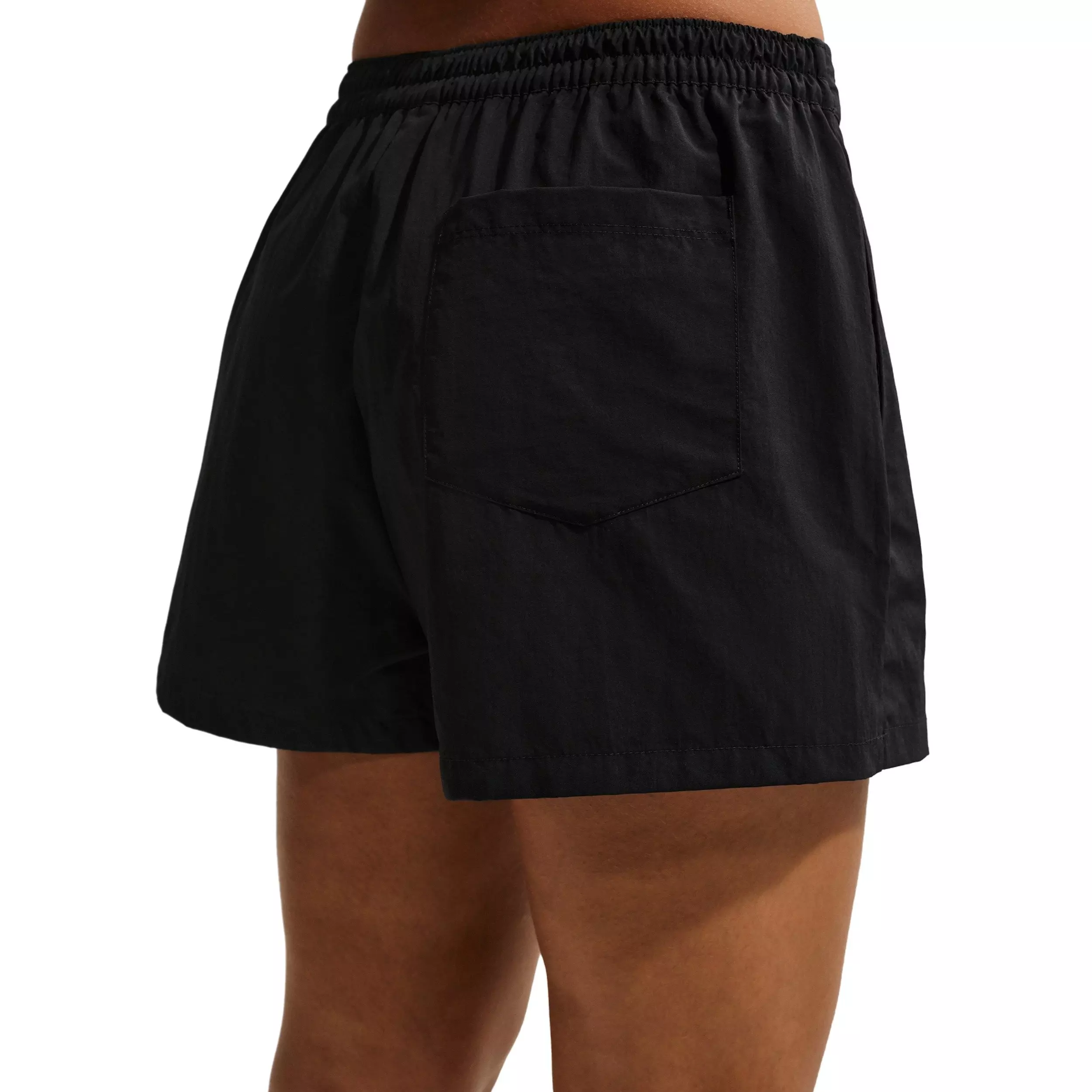 Nike Women's Sportswear Mid-Rise Skort - BLACK/OFF-WHITE