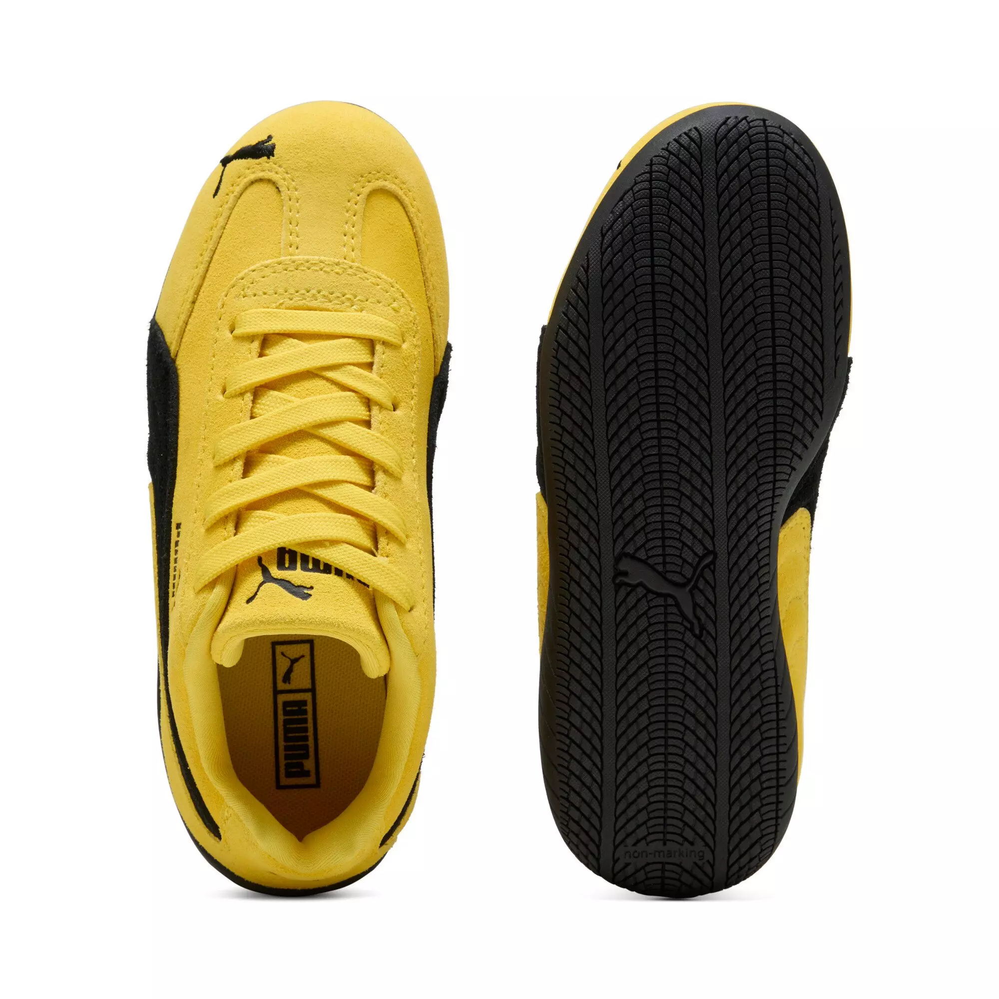 PUMA Speedcat OG "Pele Yellow/PUMA Black" Preschool Boys' Shoe - YELLOW/BLACK