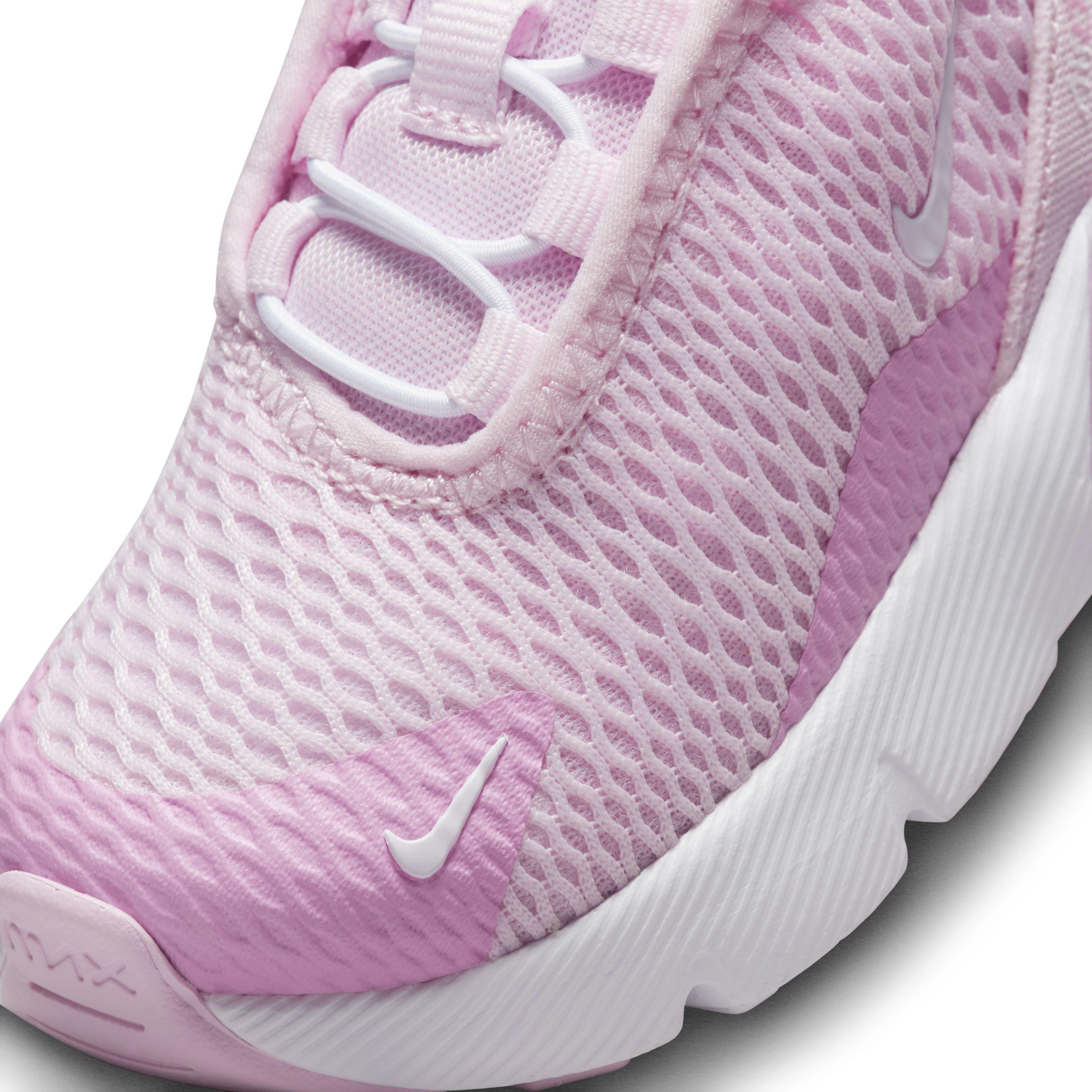 Nike Air Max 270 White/Pink Foam/Honeydew Grade School Girls' Shoe -  Hibbett