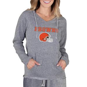 College Concepts Women's Cleveland Browns Mainstream Hooded Top