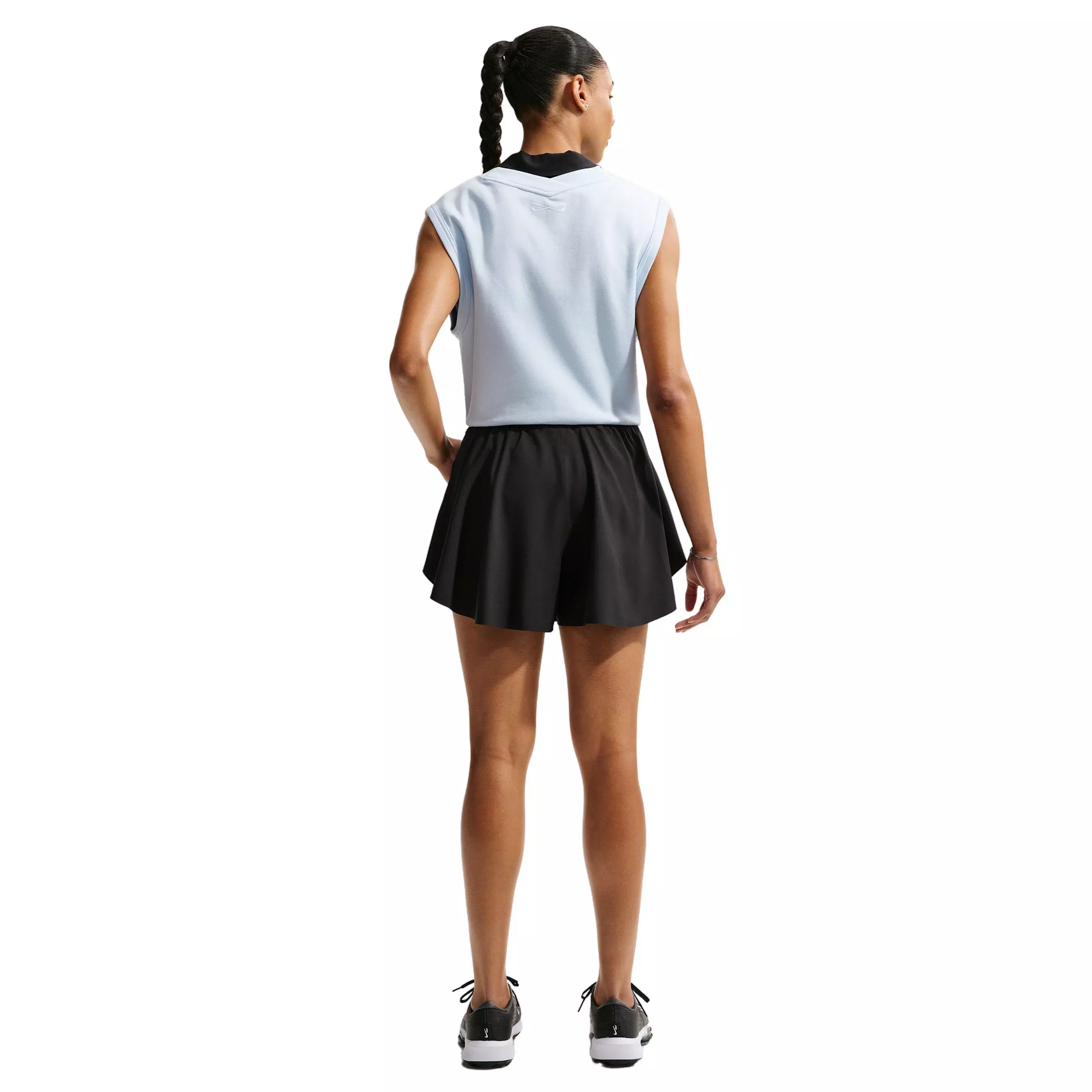 Nike Women's Tailored Performance Dri-FIT Golf Shorts - BLACK/WHITE