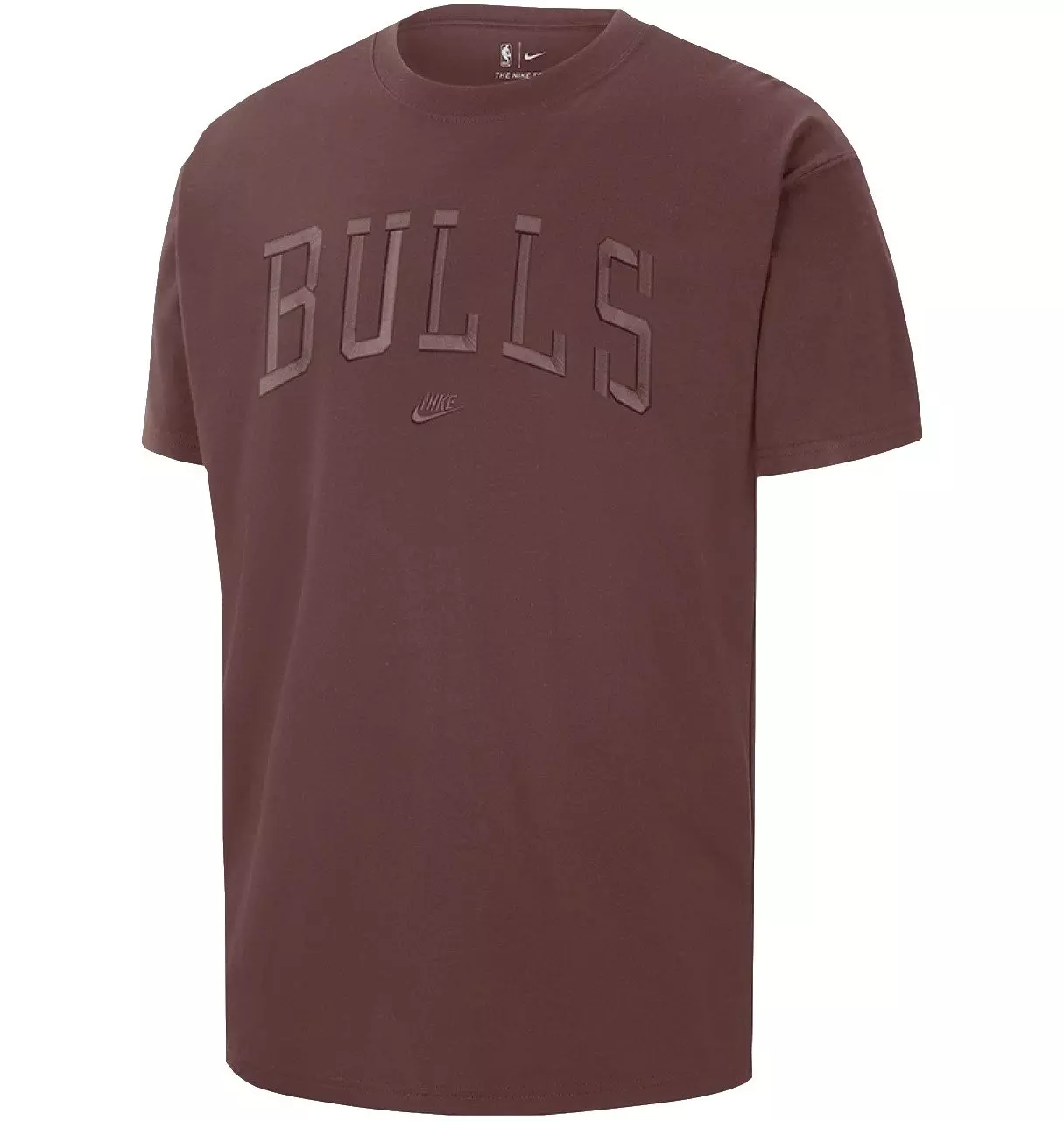 Nike Men's Chicago Bulls Courtside NBA T-Shirt - Maroon - MAROON