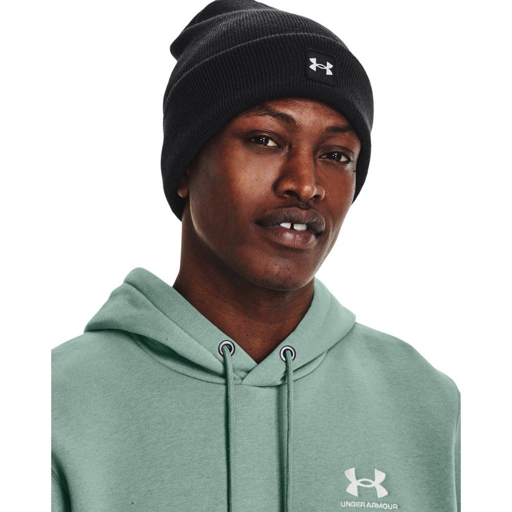 Under Armour Halftime Cuff Beanie - BLACK/WHITE Thumbnail View 1