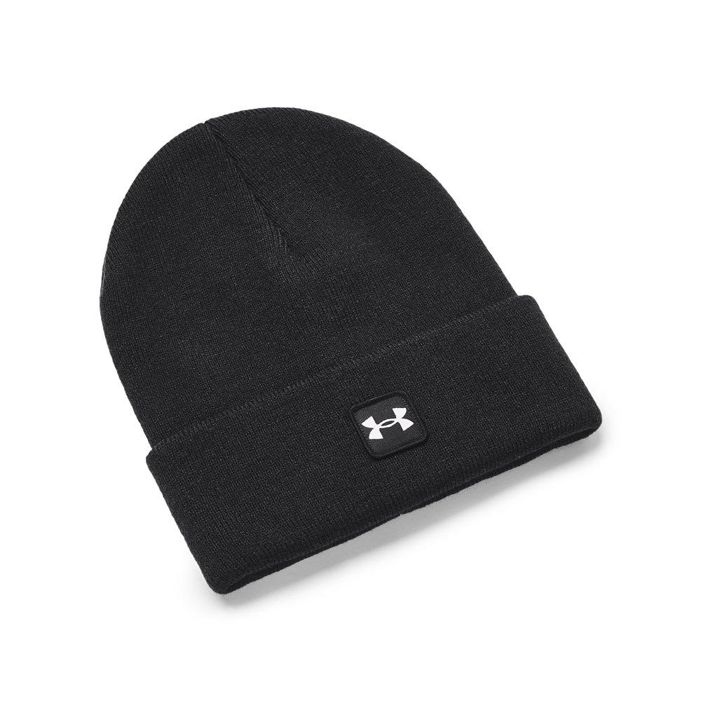 Under Armour Halftime Cuff Beanie - BLACK/WHITE Thumbnail View 2