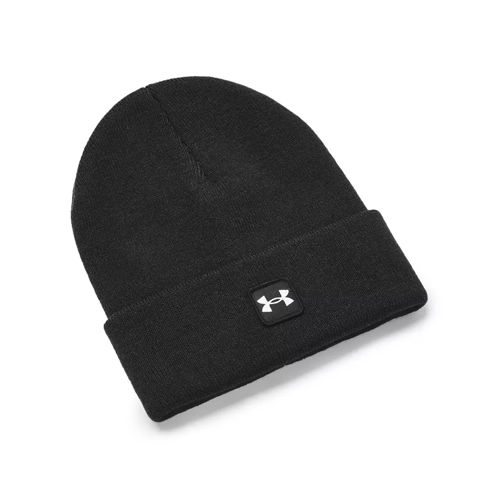 Under Armour Halftime Cuff Beanie - BLACK/WHITE