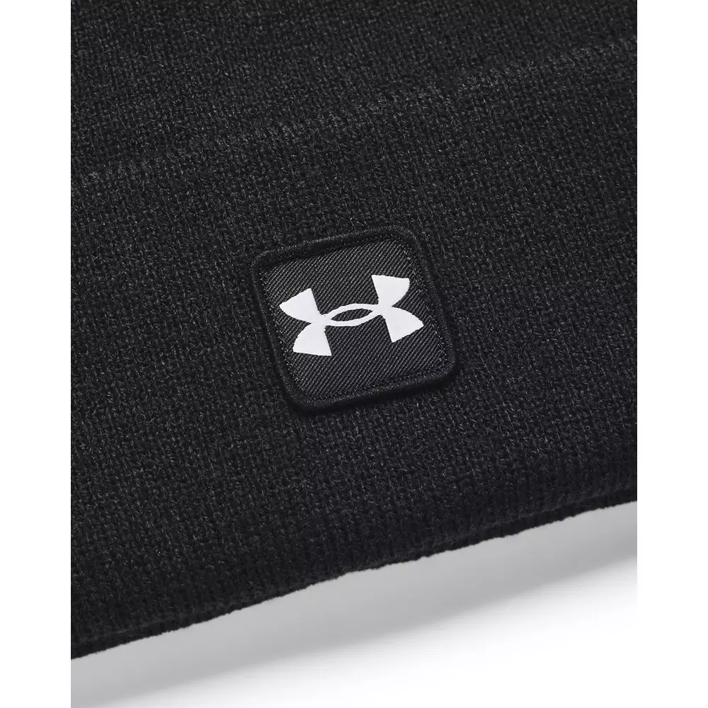 Under Armour Halftime Cuff Beanie - BLACK/WHITE