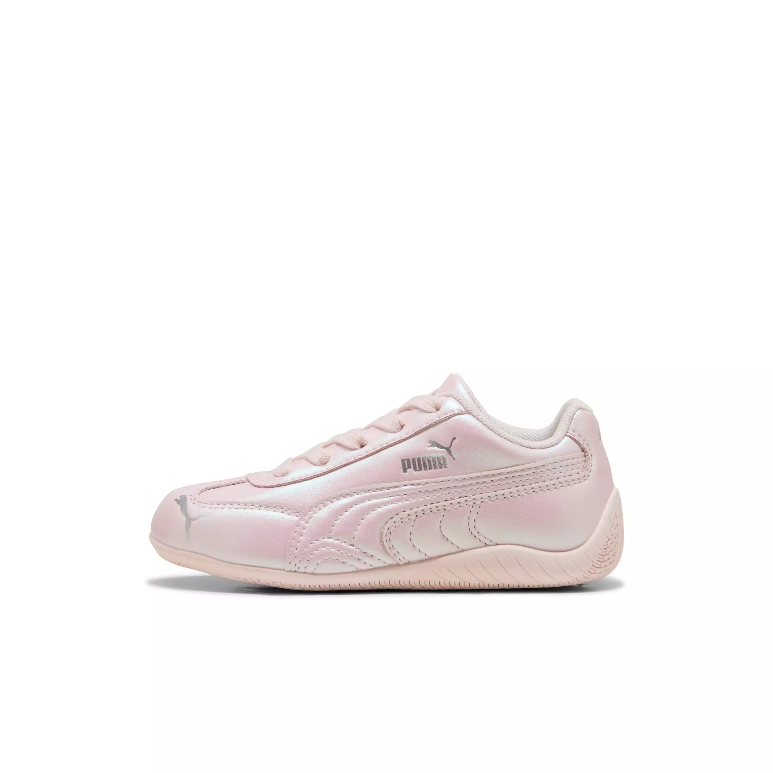 PUMA Speedcat Pearlized "Jasmine Flower/PUMA Silver" Preschool Girls' Shoe - JASMINE/SILVER