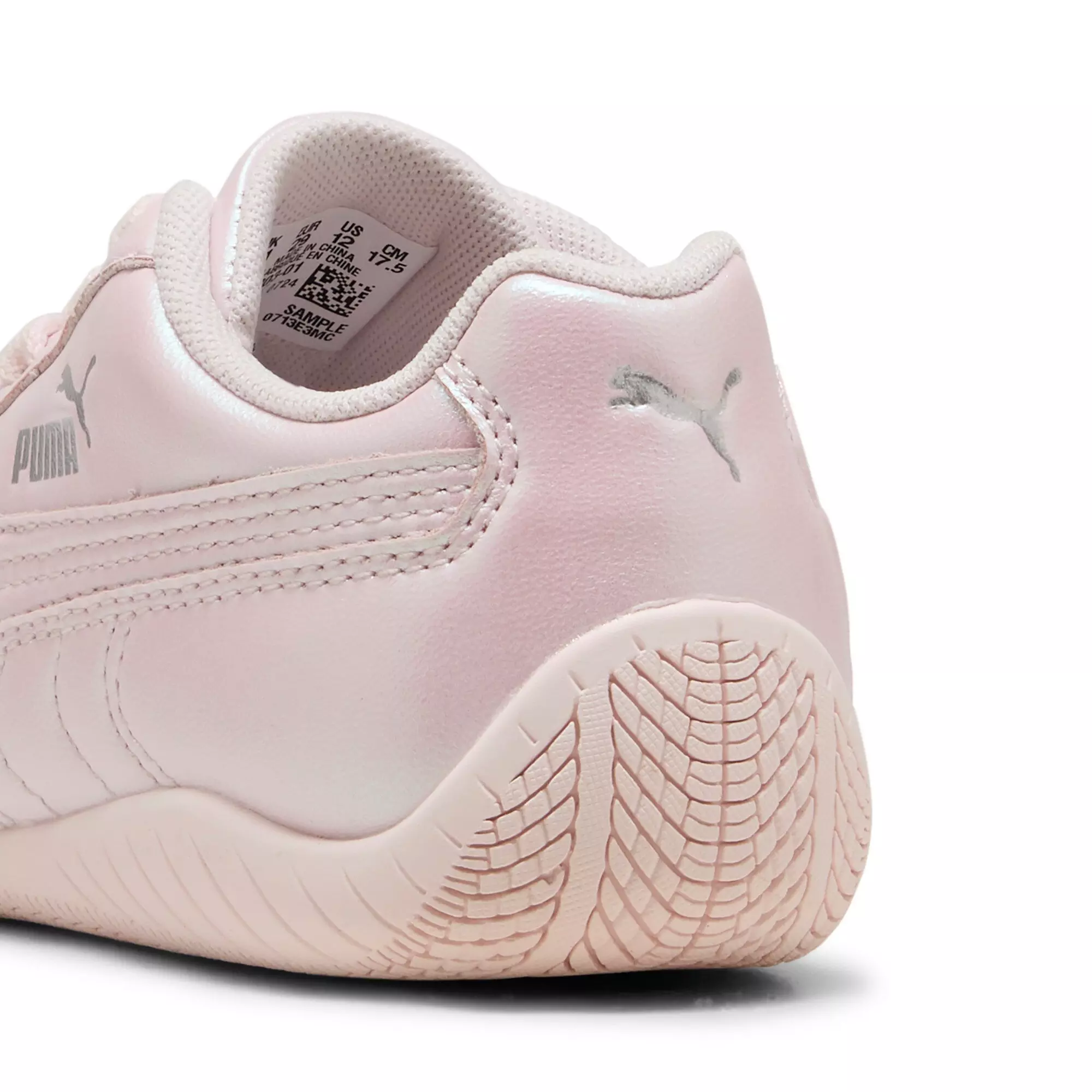 PUMA Speedcat Pearlized "Jasmine Flower/PUMA Silver" Preschool Girls' Shoe - JASMINE/SILVER