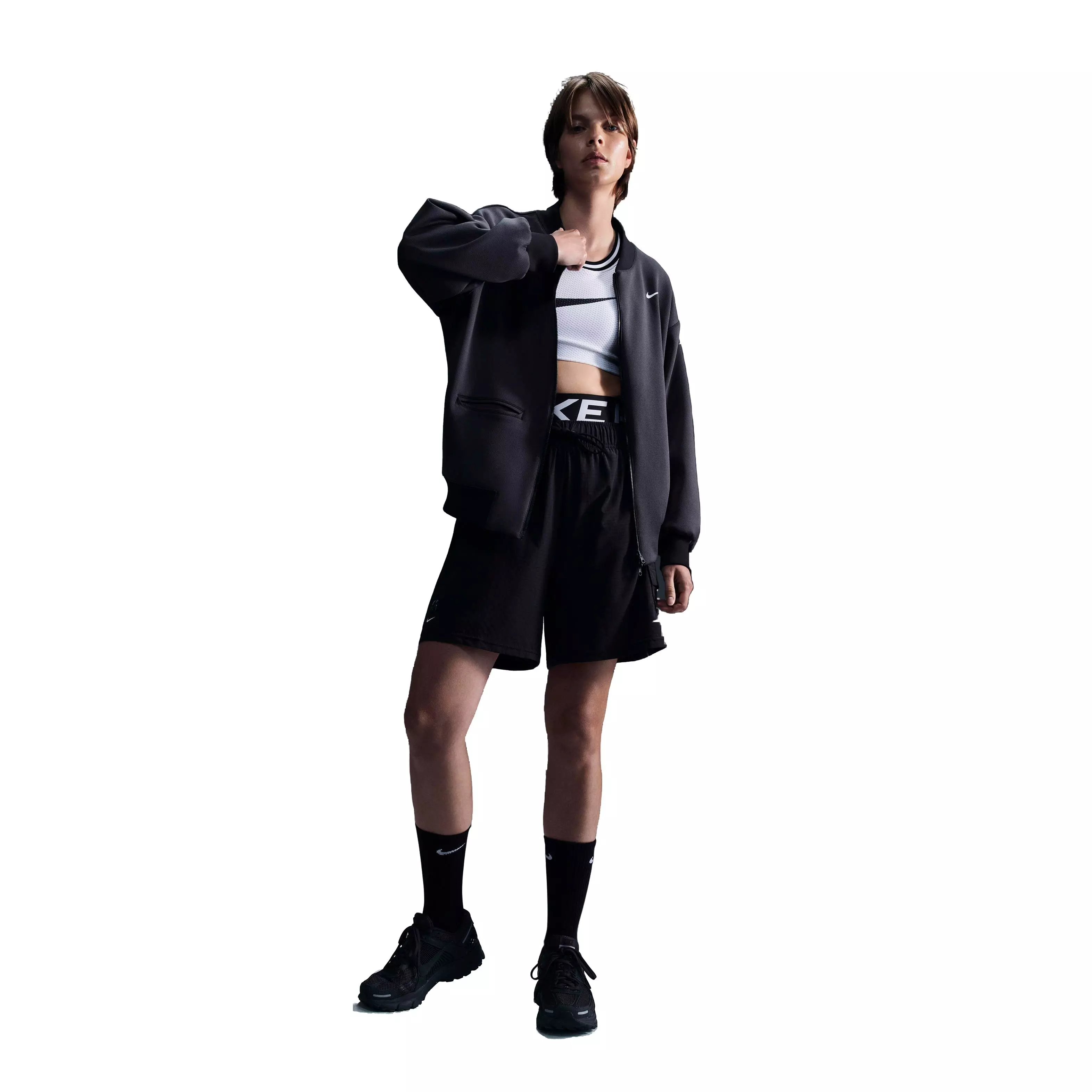 Nike Unisex Sabrina Reversible Basketball Jacket - BLACK