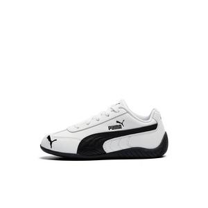PUMA Speedcat Full Leather "PUMA White/PUMA Black" Preschool Boys' Shoe