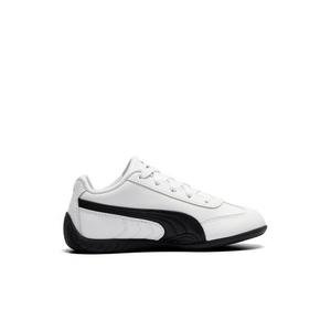 PUMA Speedcat Full Leather "PUMA White/PUMA Black" Preschool Boys' Shoe