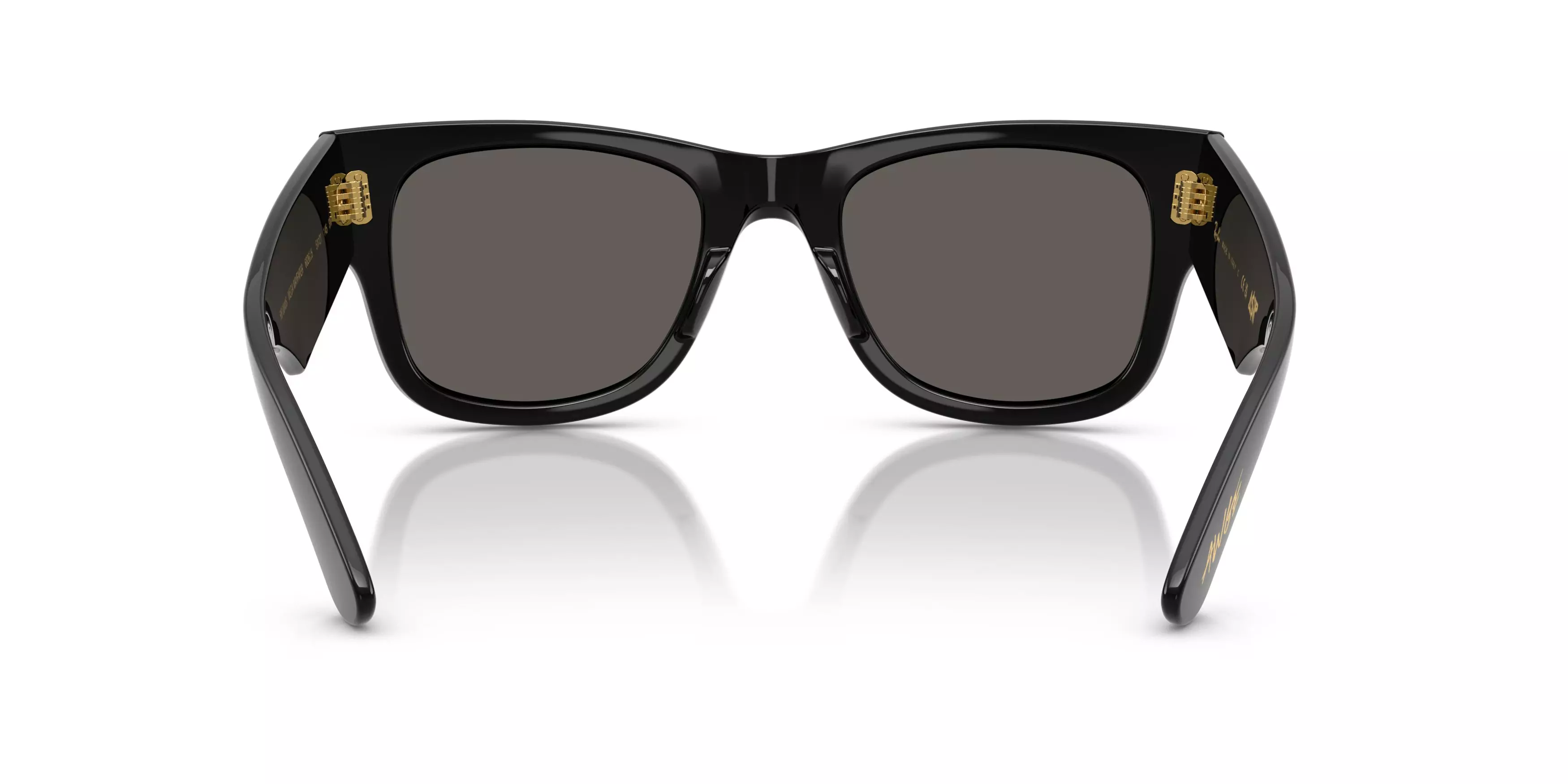 Ray-Ban A$AP Rocky Mega Wayfarer Ultra Black Sunglasses – Polished Black - BLACK