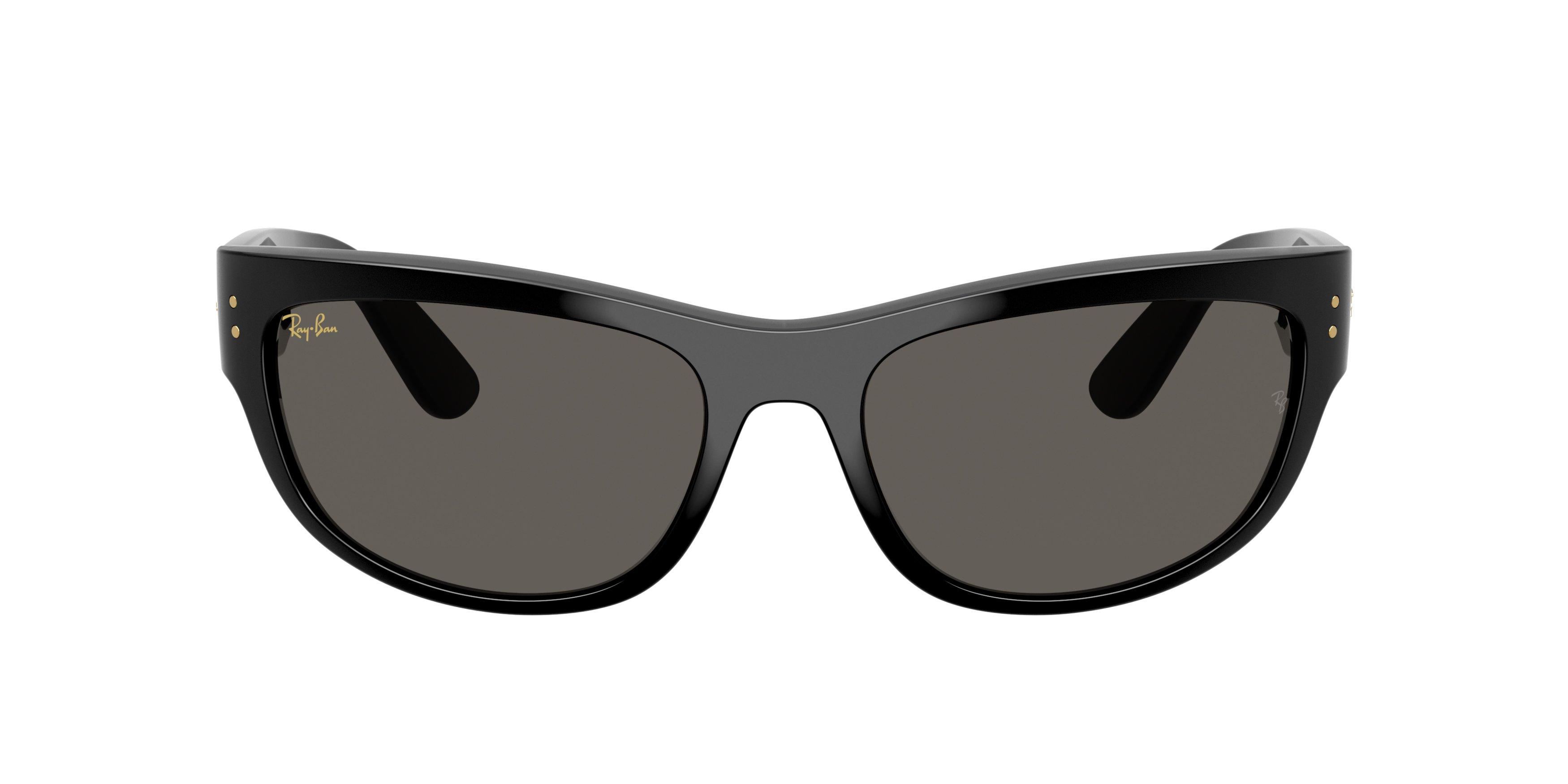 Ray-Ban A$AP Rocky Mega Balorama Ultra Black Sunglasses &ndash; Polished Black - BLACK Thumbnail View 2