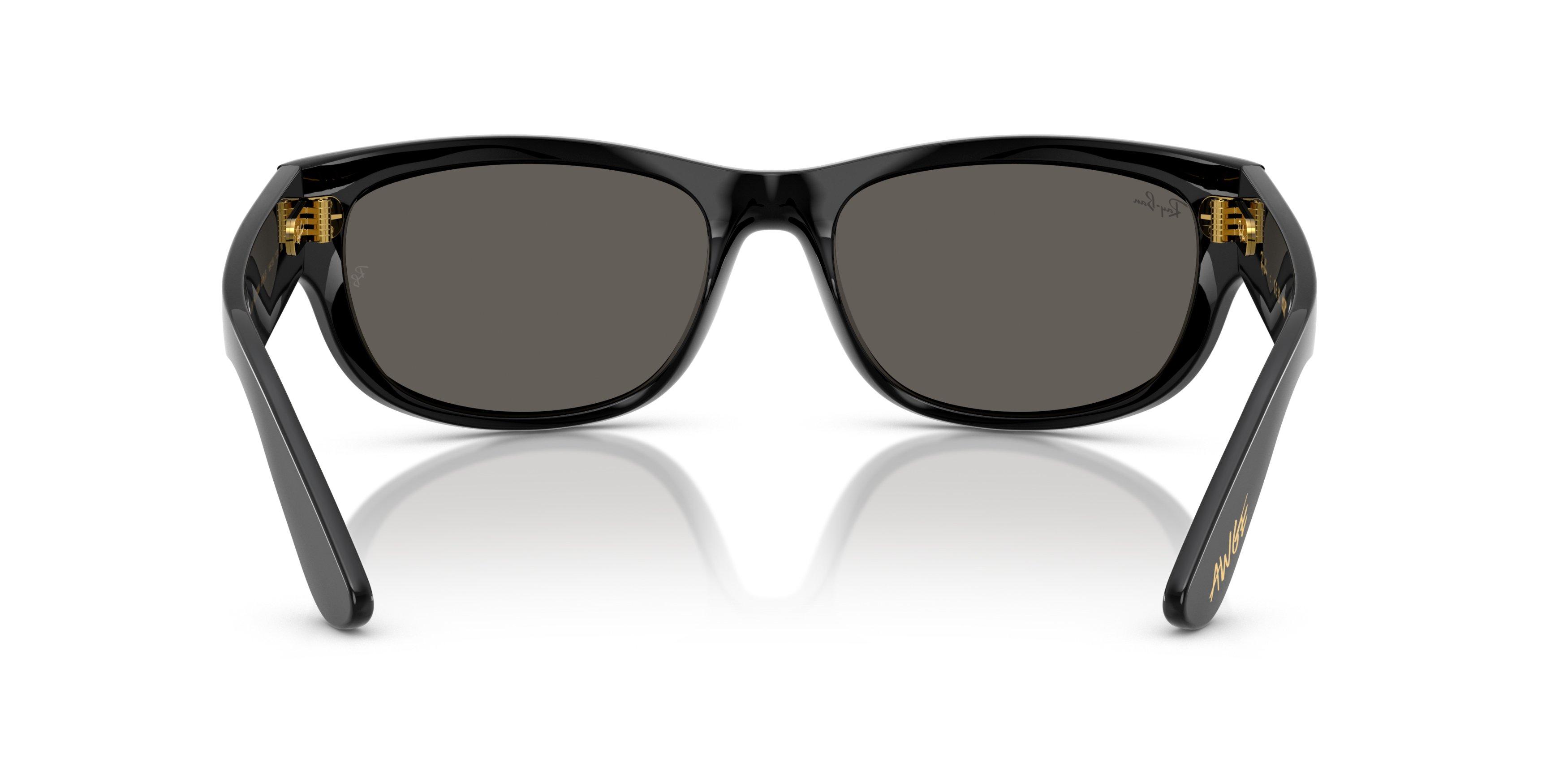 Ray-Ban A$AP Rocky Mega Balorama Ultra Black Sunglasses &ndash; Polished Black - BLACK Thumbnail View 3