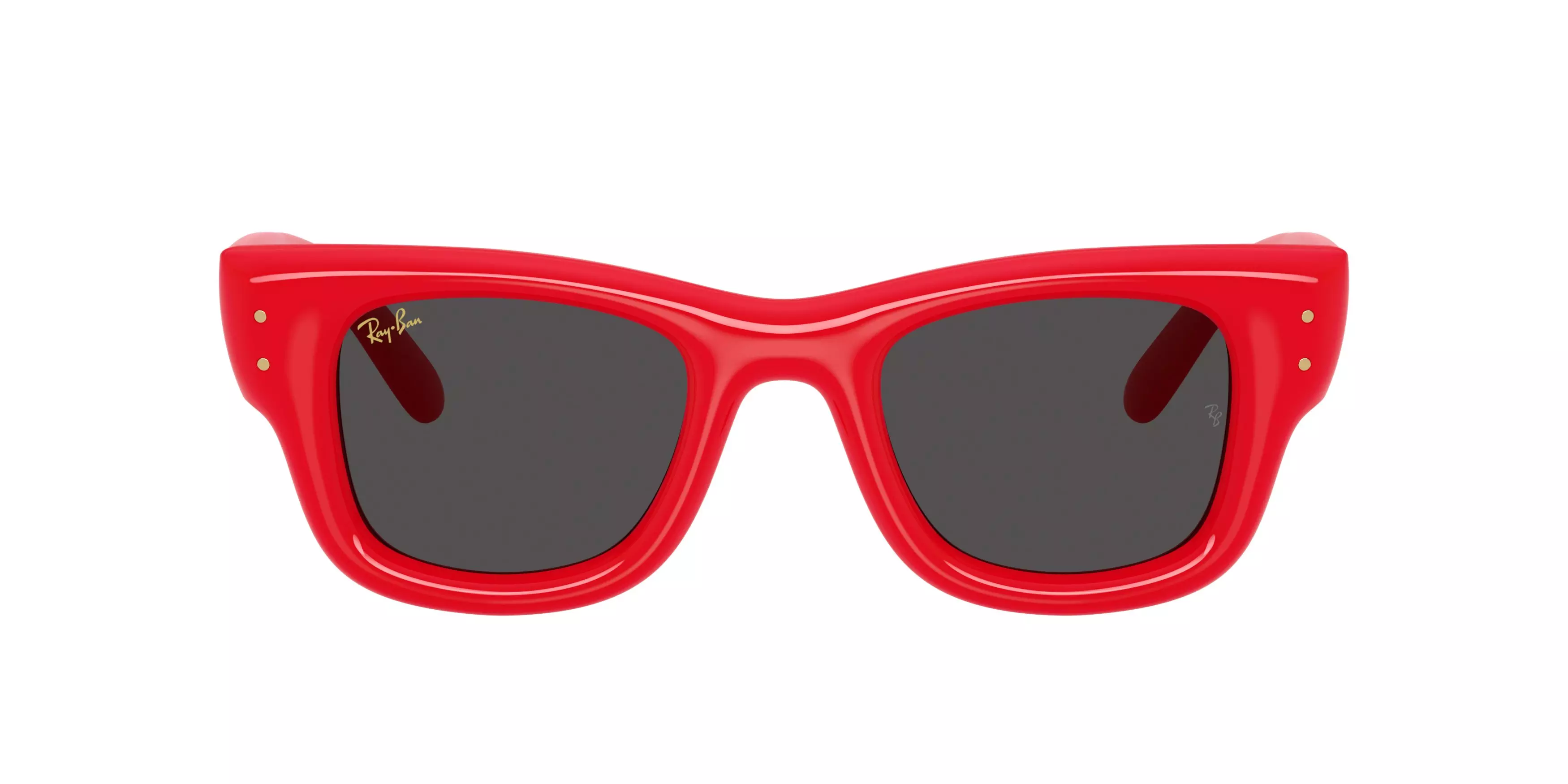 Ray-Ban A$AP Rocky Wayfarer Puffer Ultra Black Sunglasses – Polished Red - RED/BLACK
