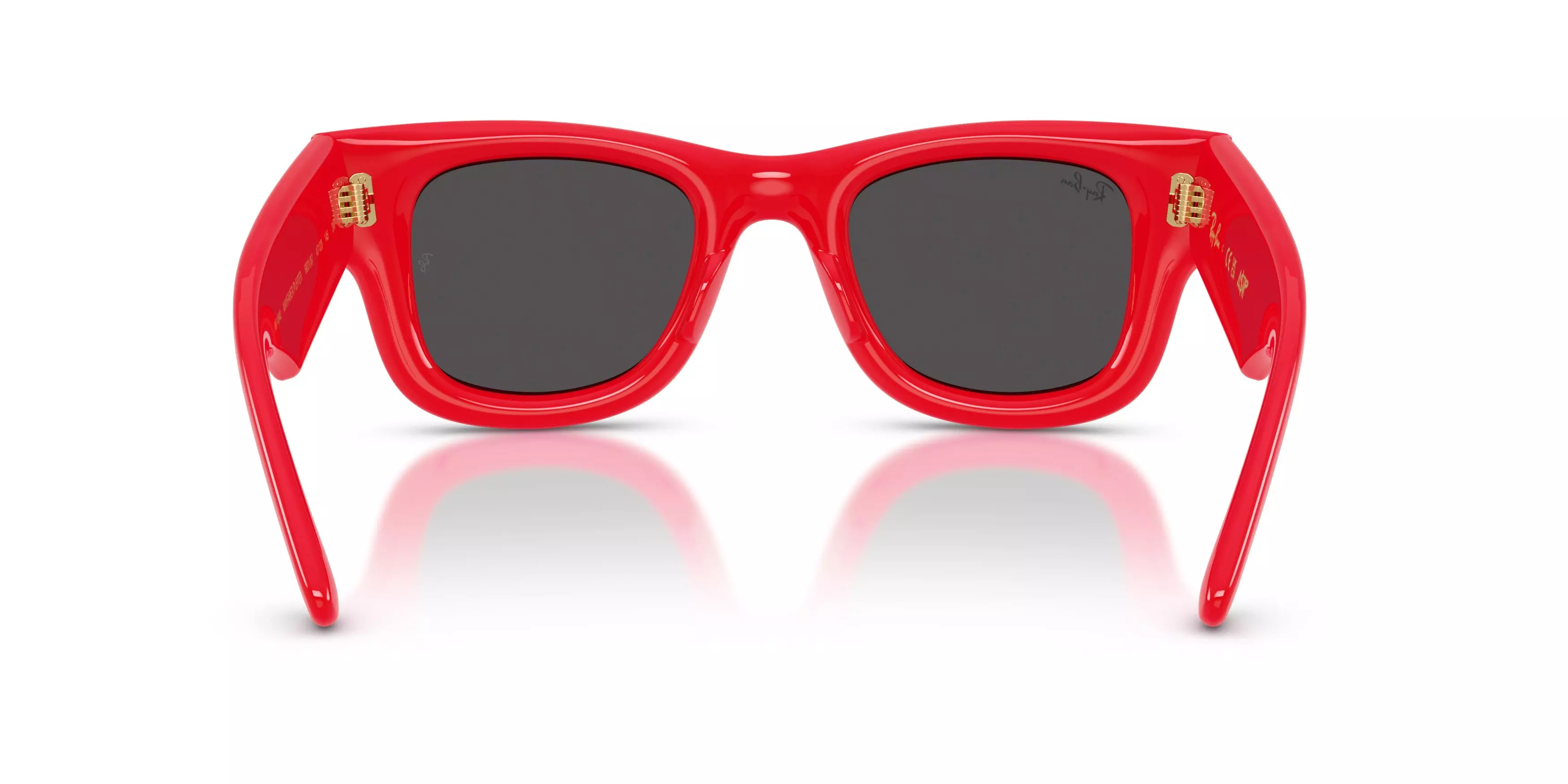 Ray-Ban A$AP Rocky Wayfarer Puffer Ultra Black Sunglasses – Polished Red - RED/BLACK
