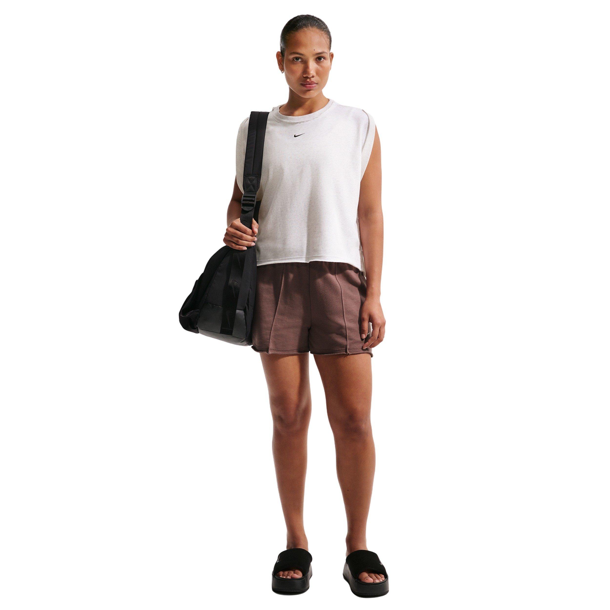 Nike Women's Sportswear Chill Terry Oversized Tank Top - BIRCH HEATHER Thumbnail View 4