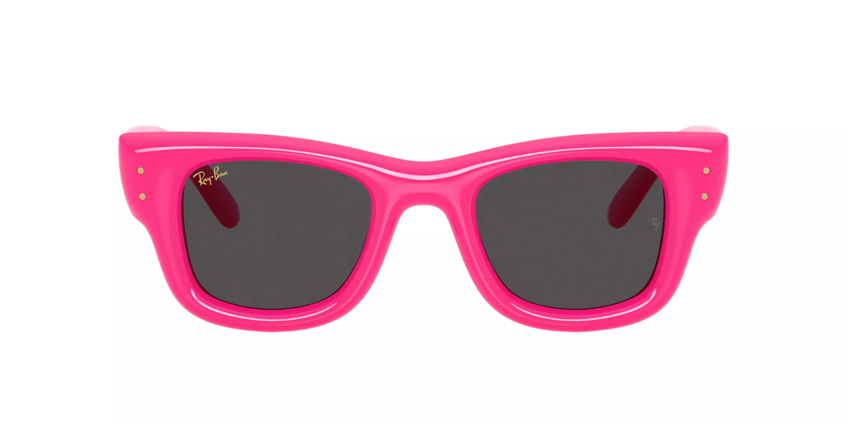 Ray-Ban A$AP Rocky Wayfarer Puffer Ultra Black Sunglasses – Polished Fucsia - PINK/BLACK