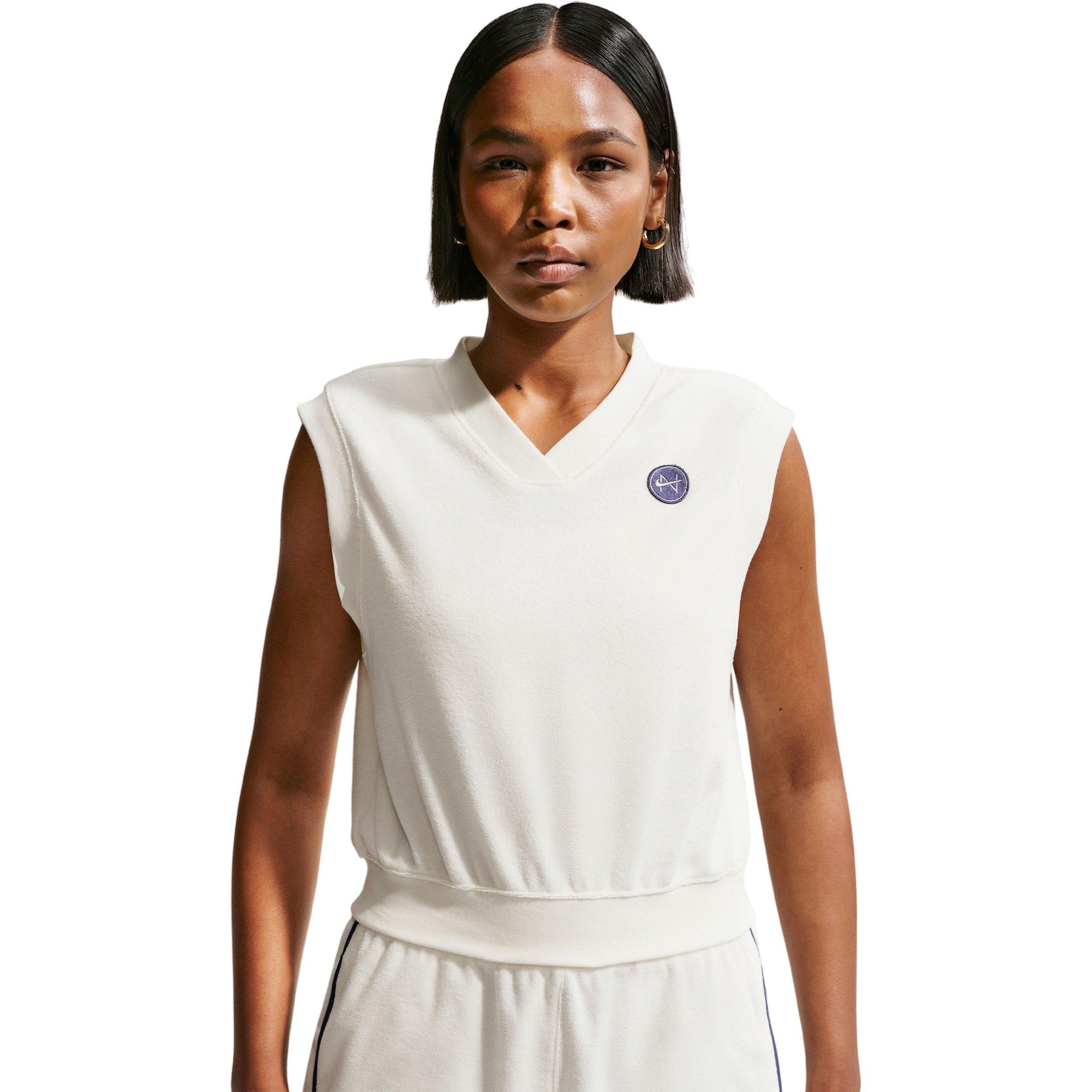 Nike Women's Sportswear Chill Terry Tank Top - SAIL Thumbnail View 1