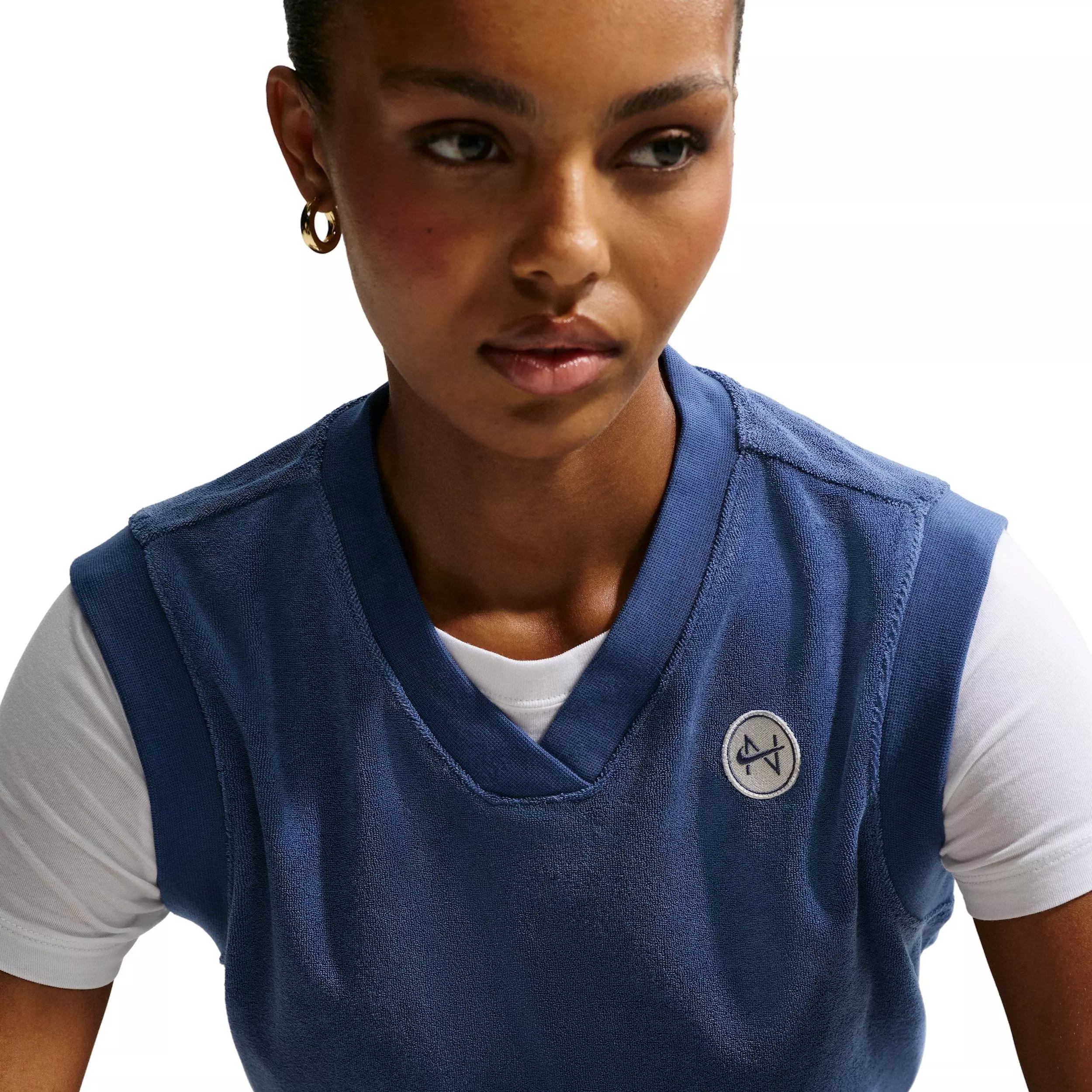 Nike Women's Sportswear Chill Terry Tank Top - NAVY