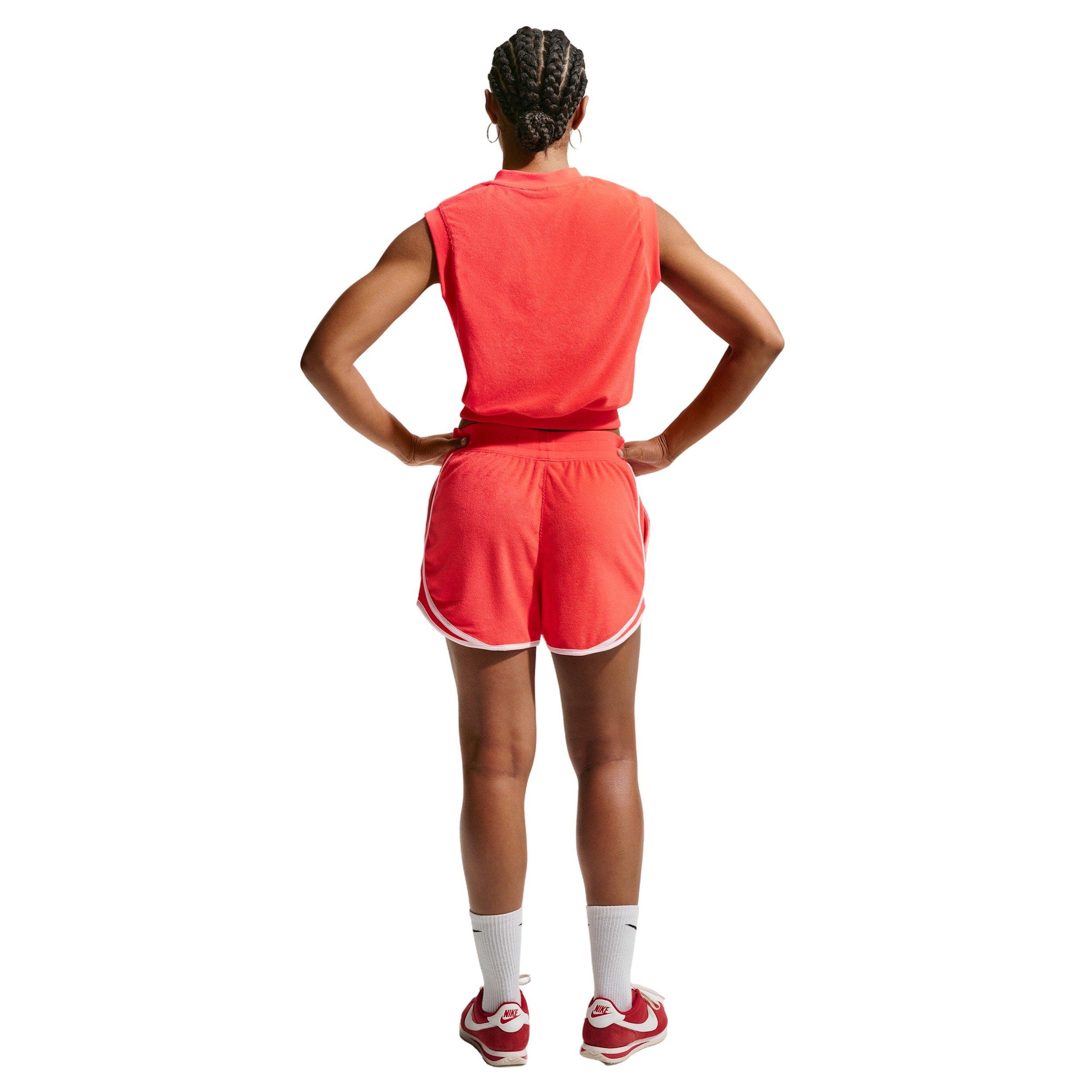 Nike Women's Sportswear Chill Terry Tank Top - CRIMSON Thumbnail View 5