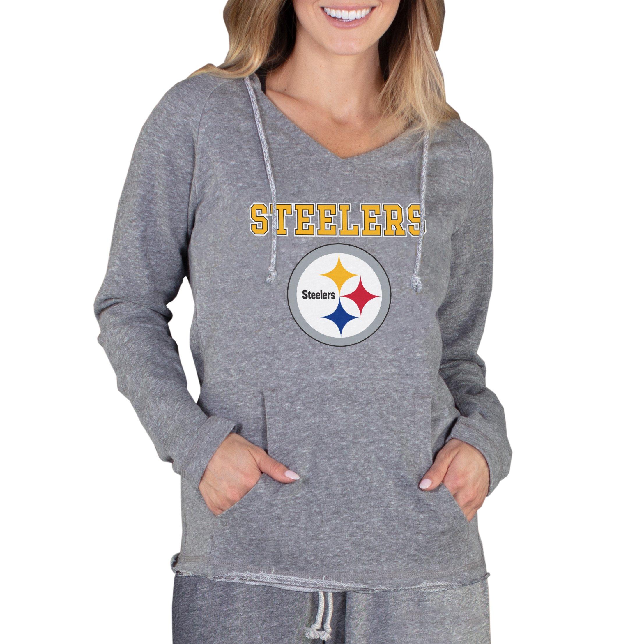 College Concepts Women's Pittsburgh Steelers Mainstream Hooded Top