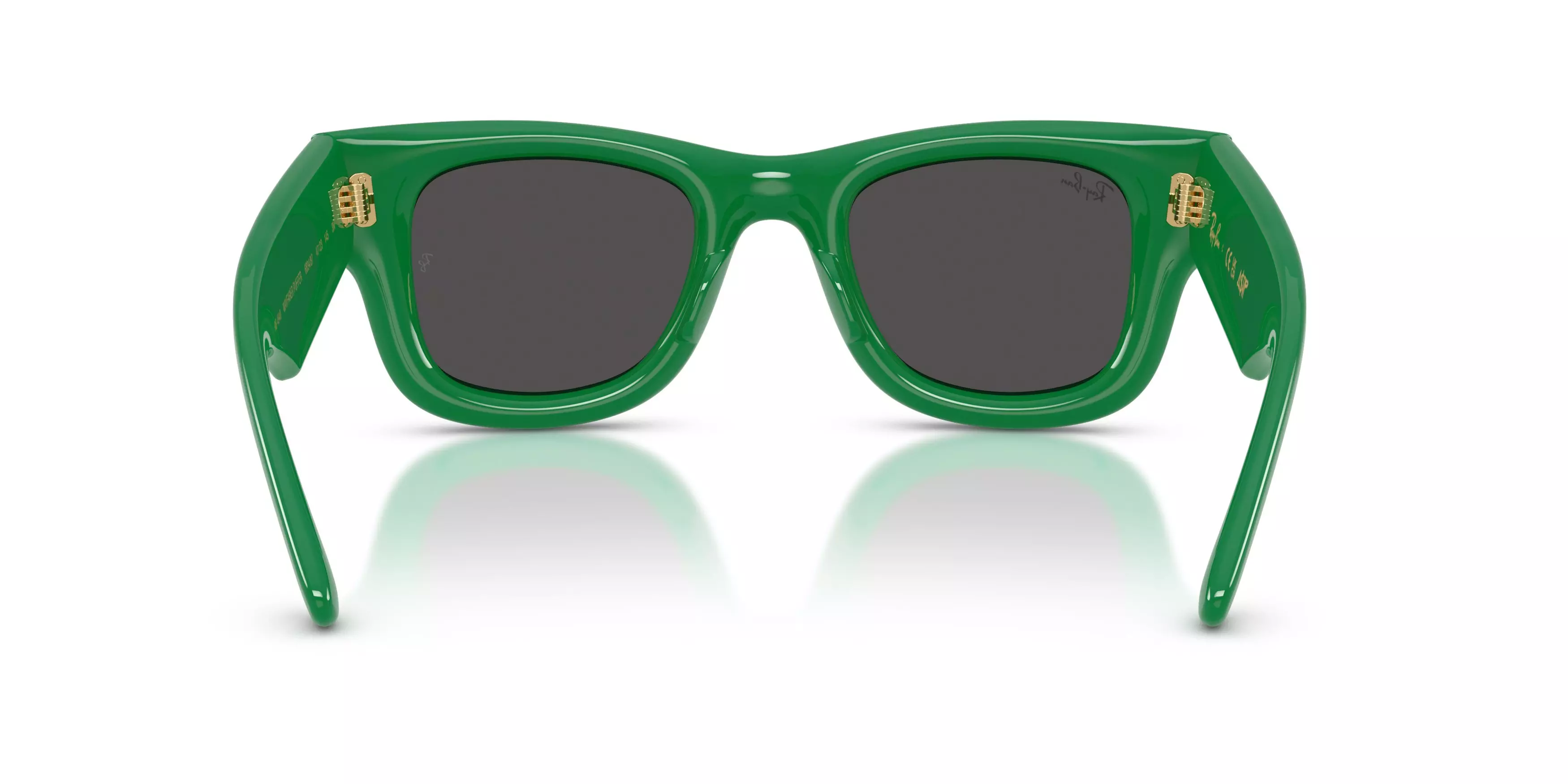Ray-Ban A$AP Rocky Wayfarer Puffer Ultra Black Sunglasses – Polished Green - GREEN/BLACK