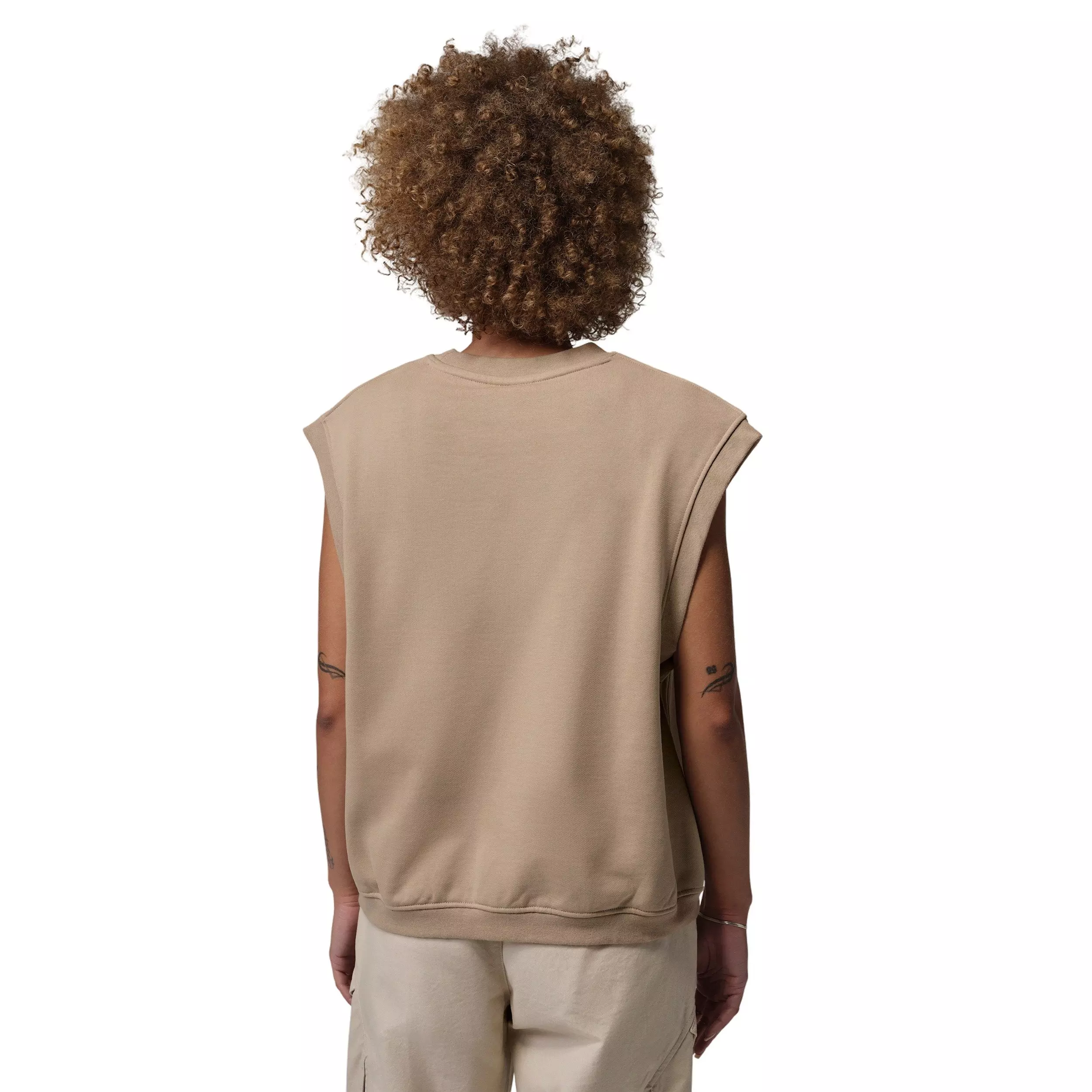 Jordan Women's Flight Fleece Vest - KHAKI