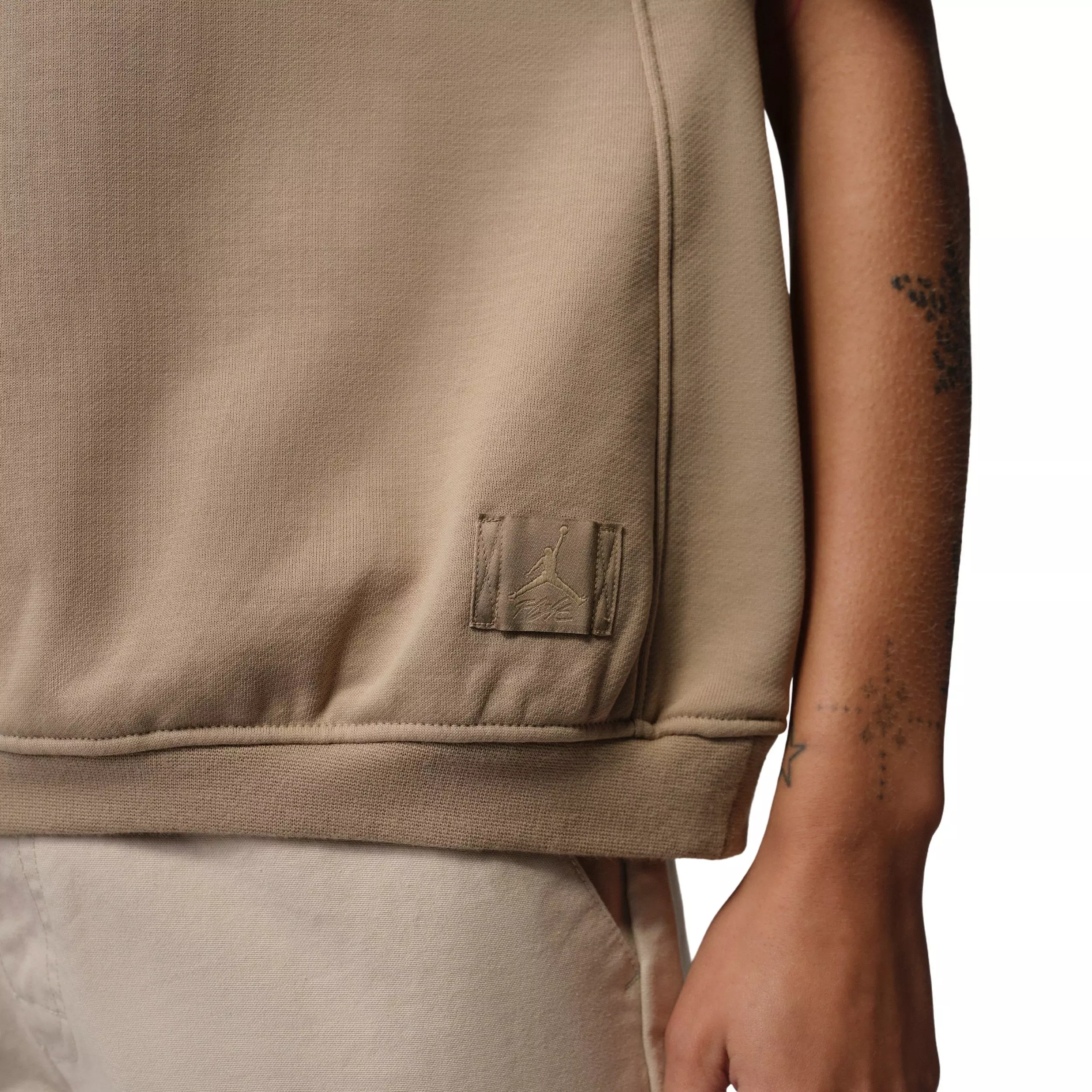 Jordan Women's Flight Fleece Vest - KHAKI