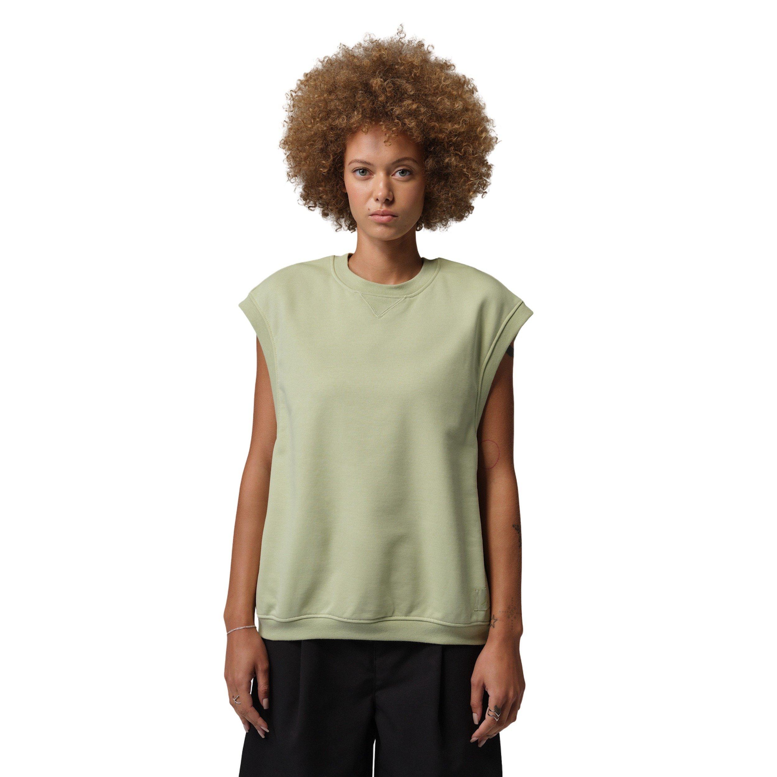 Jordan Women's Flight Fleece Vest - OLIVE Thumbnail View 1