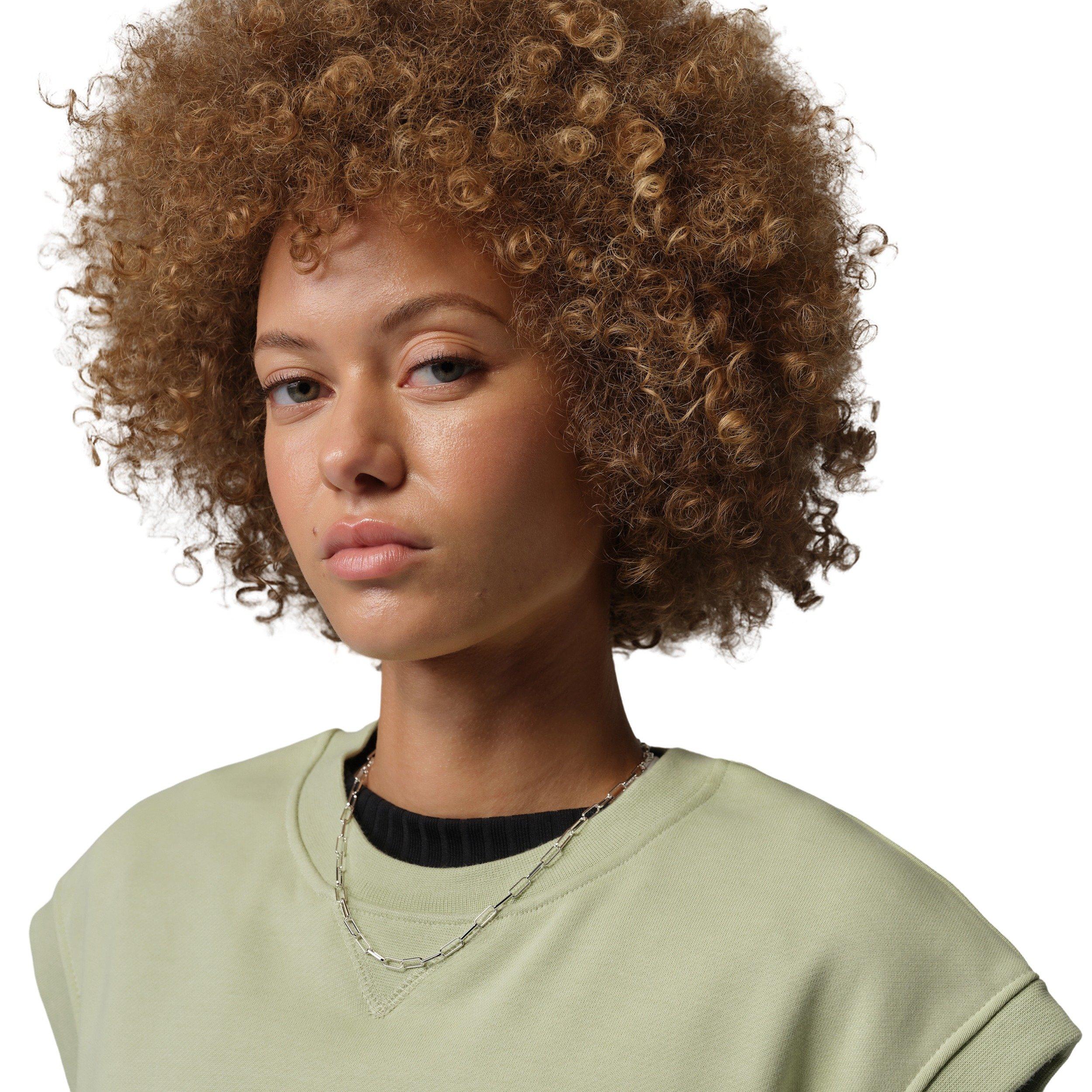 Jordan Women's Flight Fleece Vest - OLIVE Thumbnail View 3