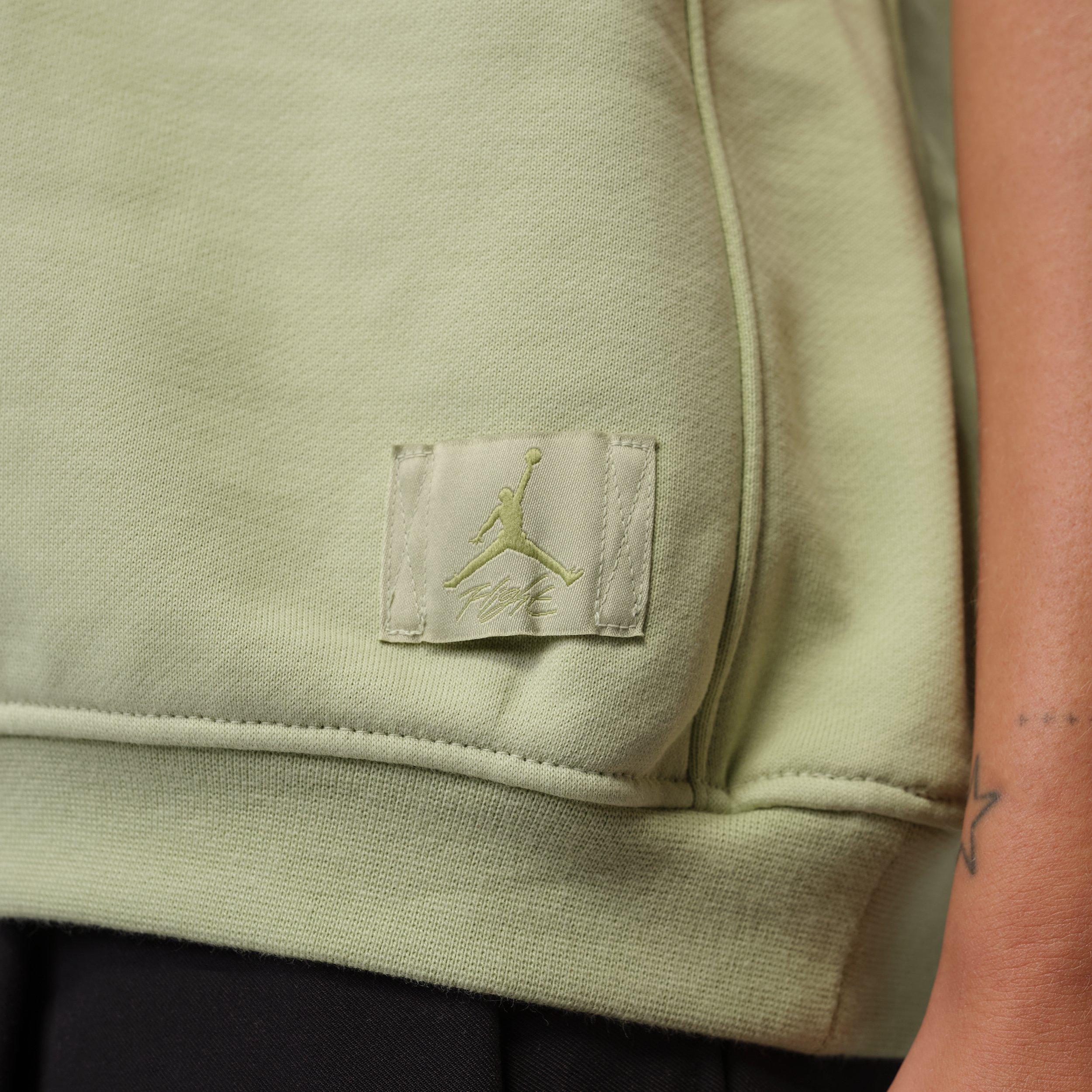Jordan Women's Flight Fleece Vest - OLIVE Thumbnail View 4