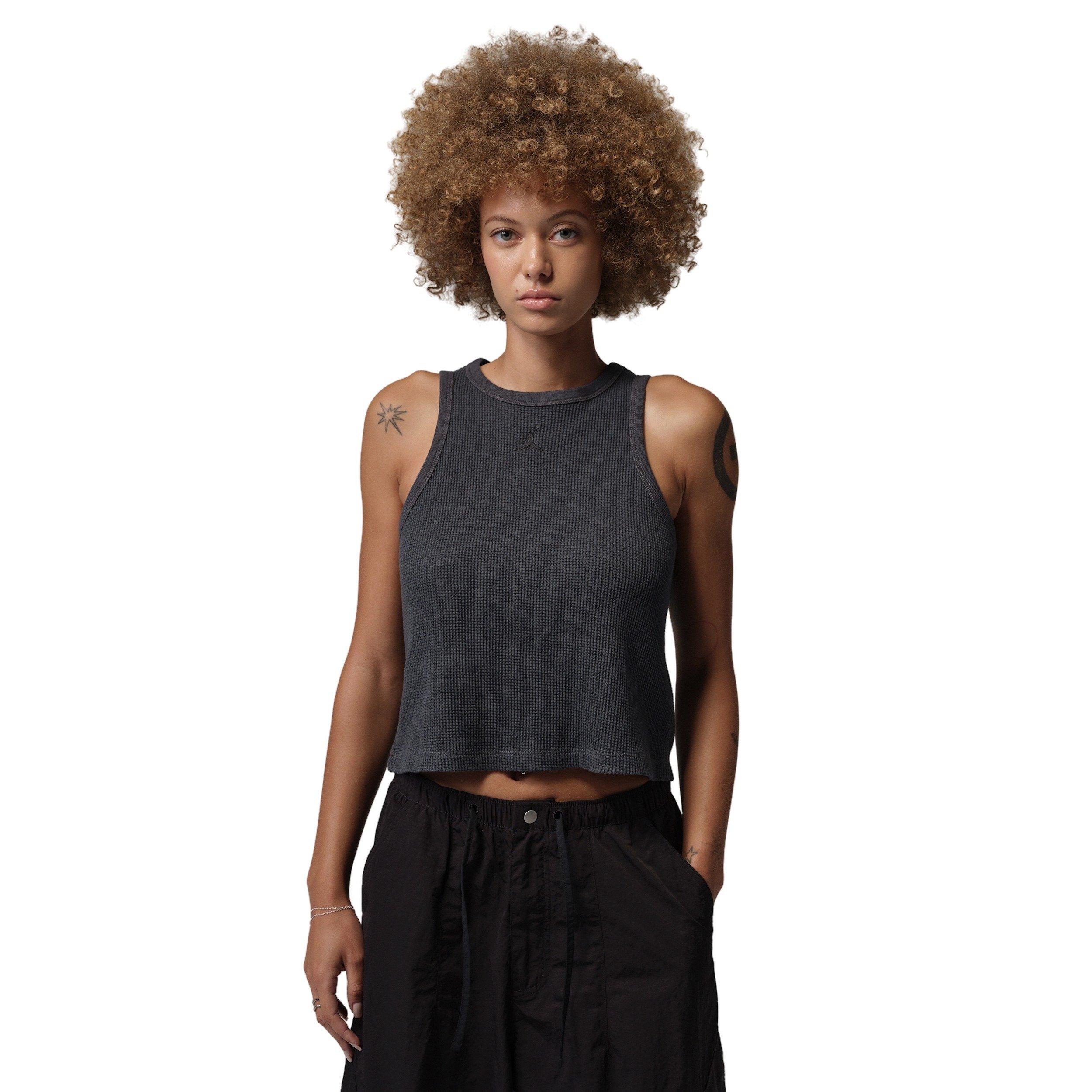 Jordan Women's Flight Waffle Tank - BLACK Thumbnail View 1