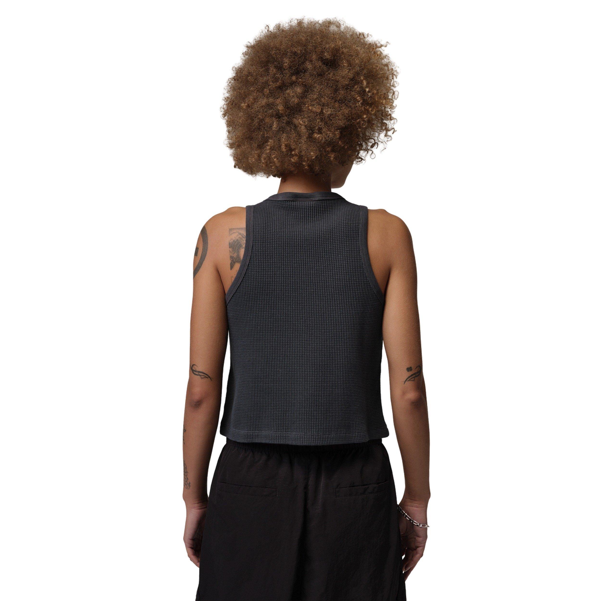 Jordan Women's Flight Waffle Tank - BLACK Thumbnail View 2