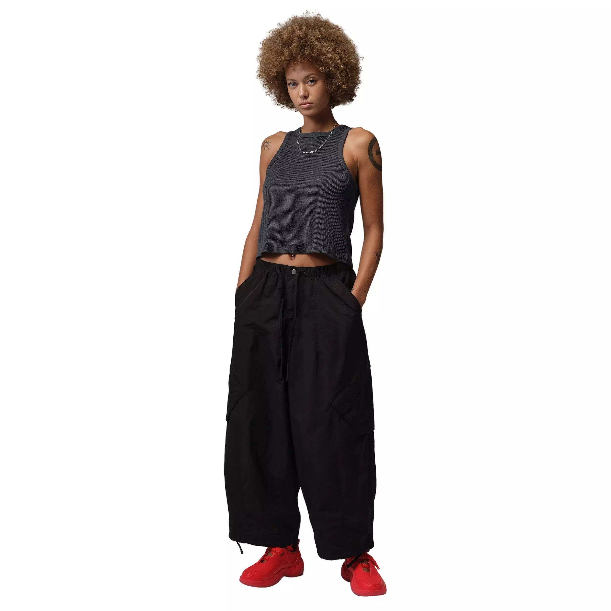 Jordan Women's Flight Waffle Tank - BLACK