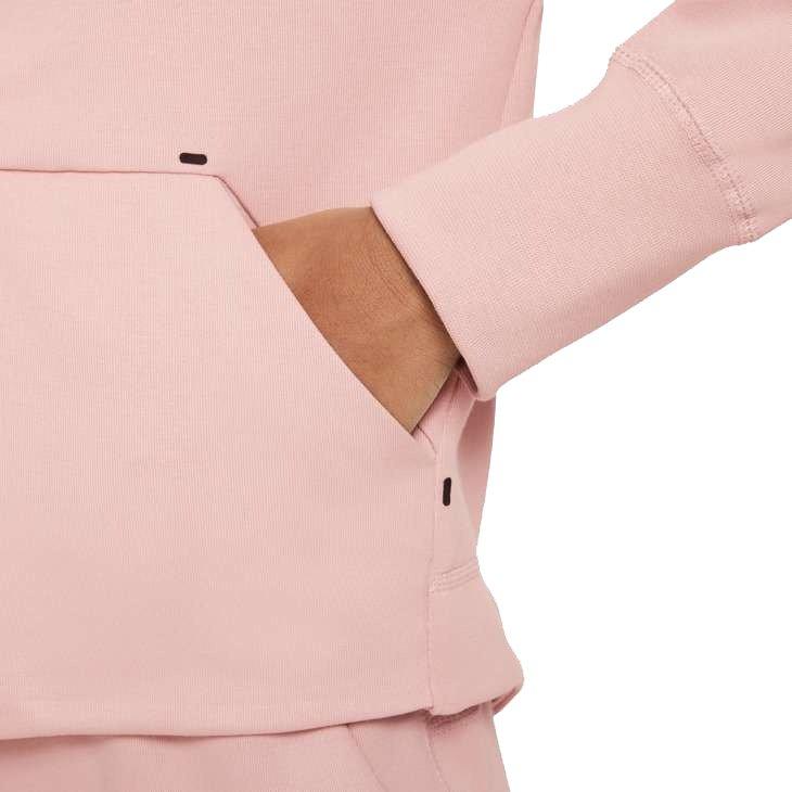 Nike Big Girls' Sportswear Tech Fleece Hoodie - Pink - PINK Thumbnail View 4